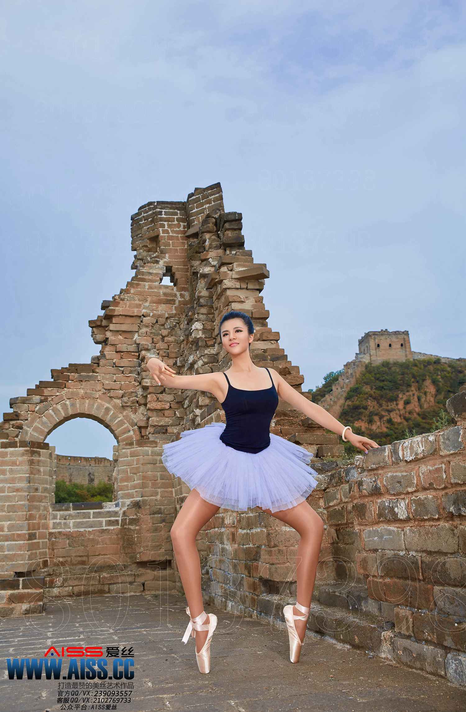 图片[47]-[AISS爱丝]写真 NO.087《长城之巅，丝袜之舞》[72P] – 速更版-美库