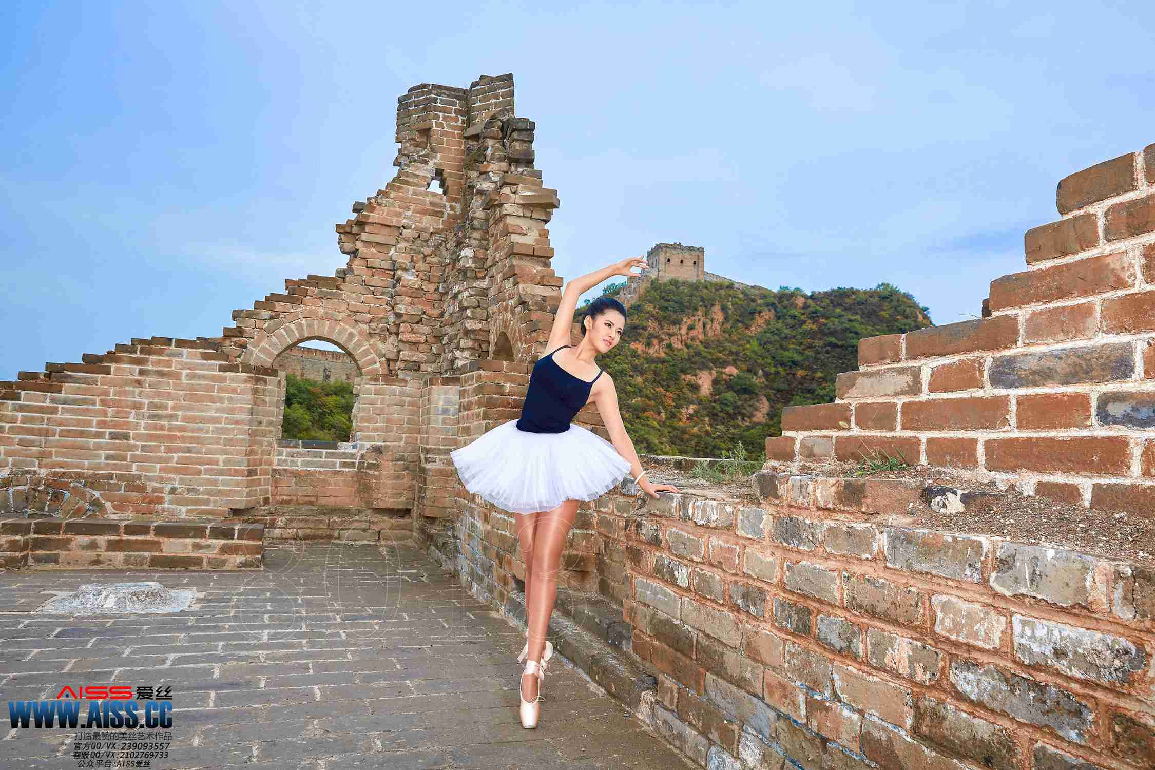 图片[59]-[AISS爱丝]写真 NO.087《长城之巅，丝袜之舞》[72P] – 速更版-美库
