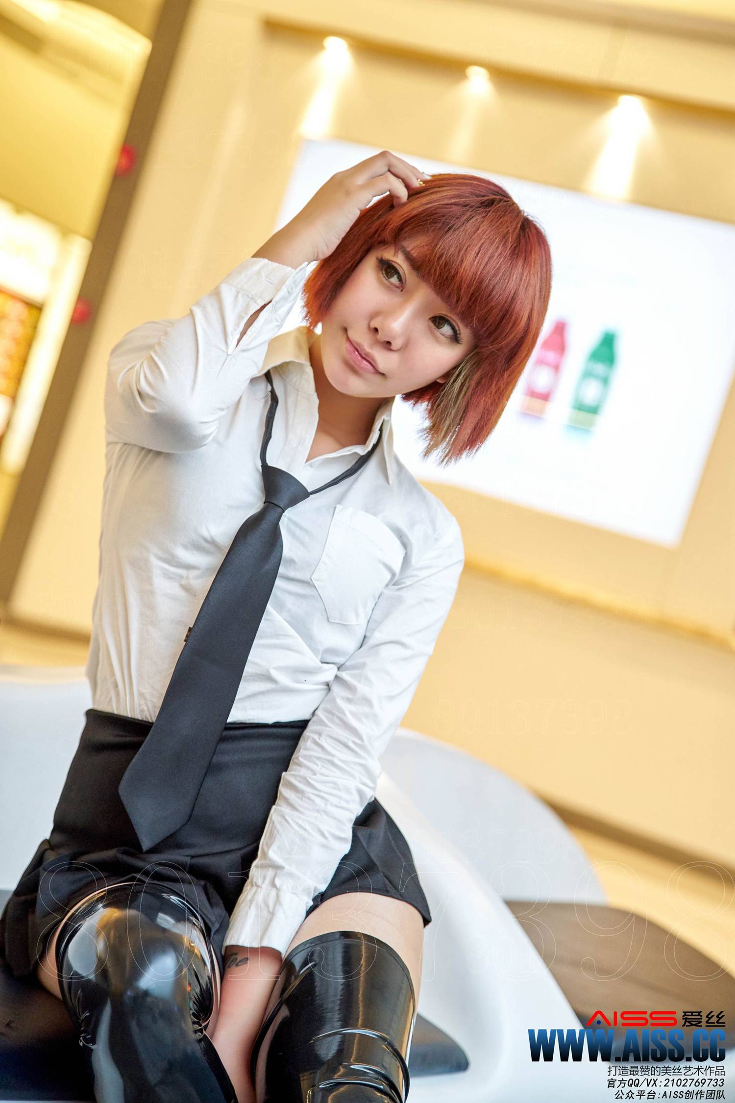 图片[34]-[AISS爱丝]写真 NO.089《萱萱去逛街》[48P] – 速更版-美库