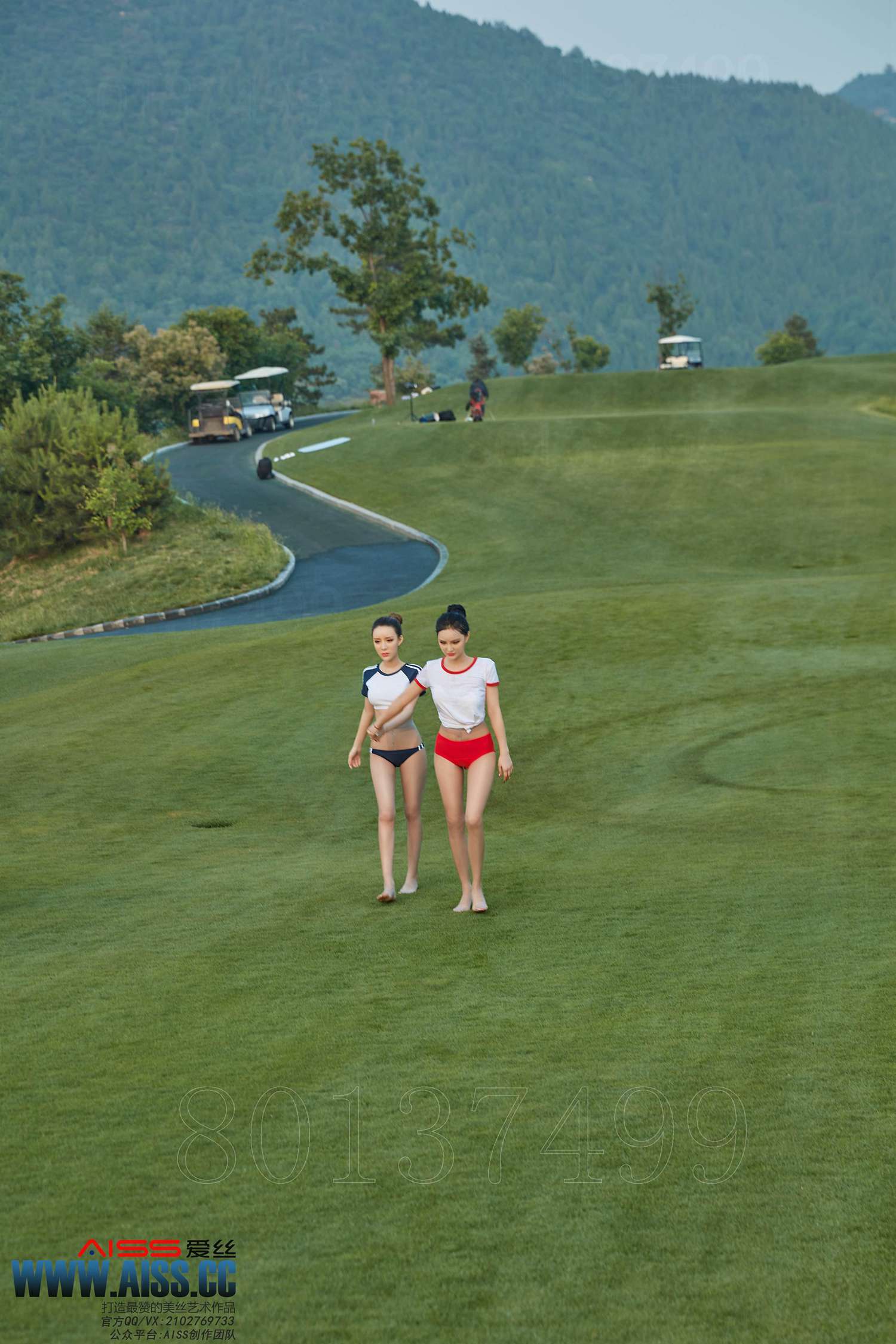 图片[48]-[AISS爱丝]写真 NO.097《美丝球童》[55P] – 速更版-美库