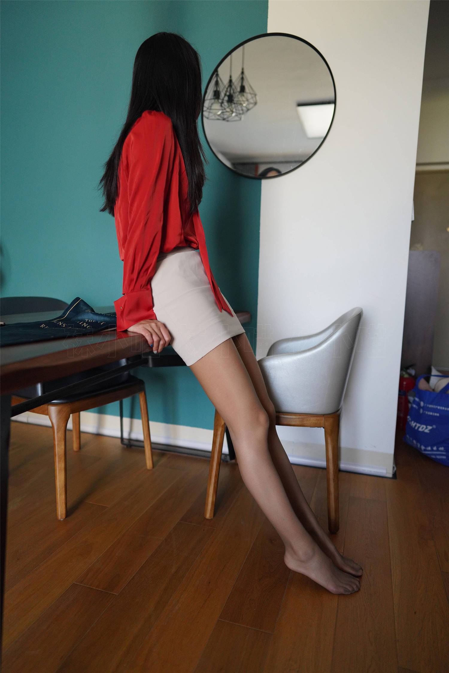 图片[13]-壹吻映画 YW001《红红·红色衬衫》 [99P] – 速更版-美库