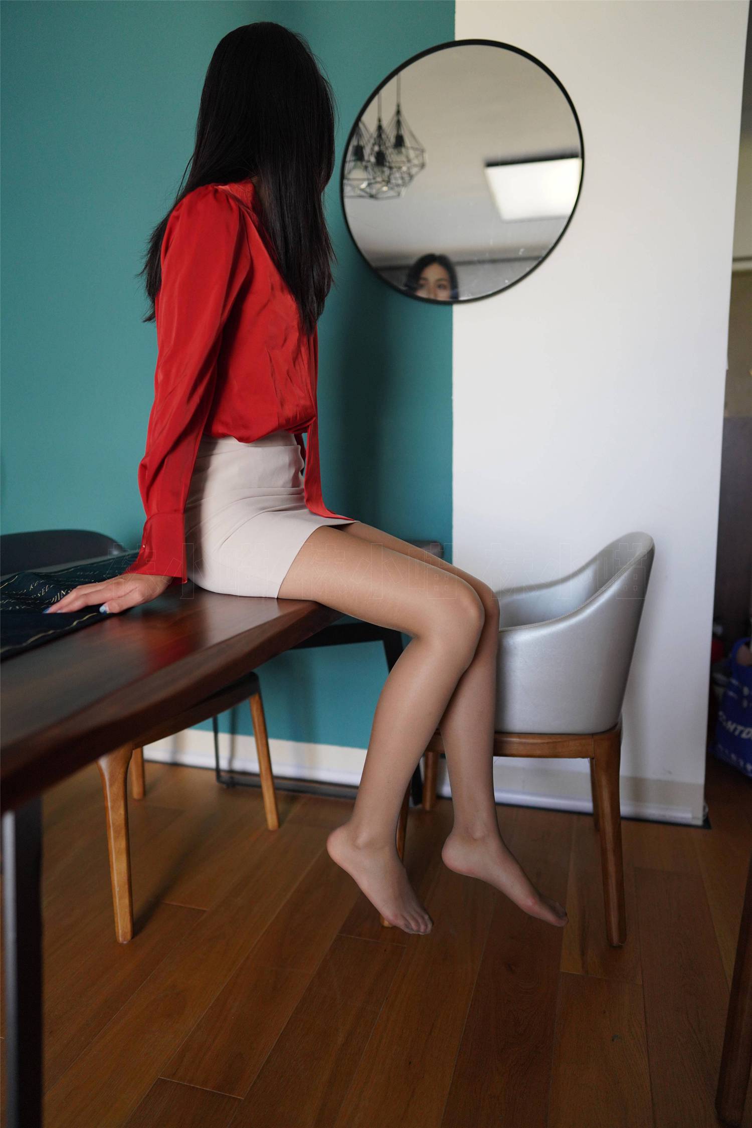 图片[25]-壹吻映画 YW001《红红·红色衬衫》 [99P] – 速更版-美库