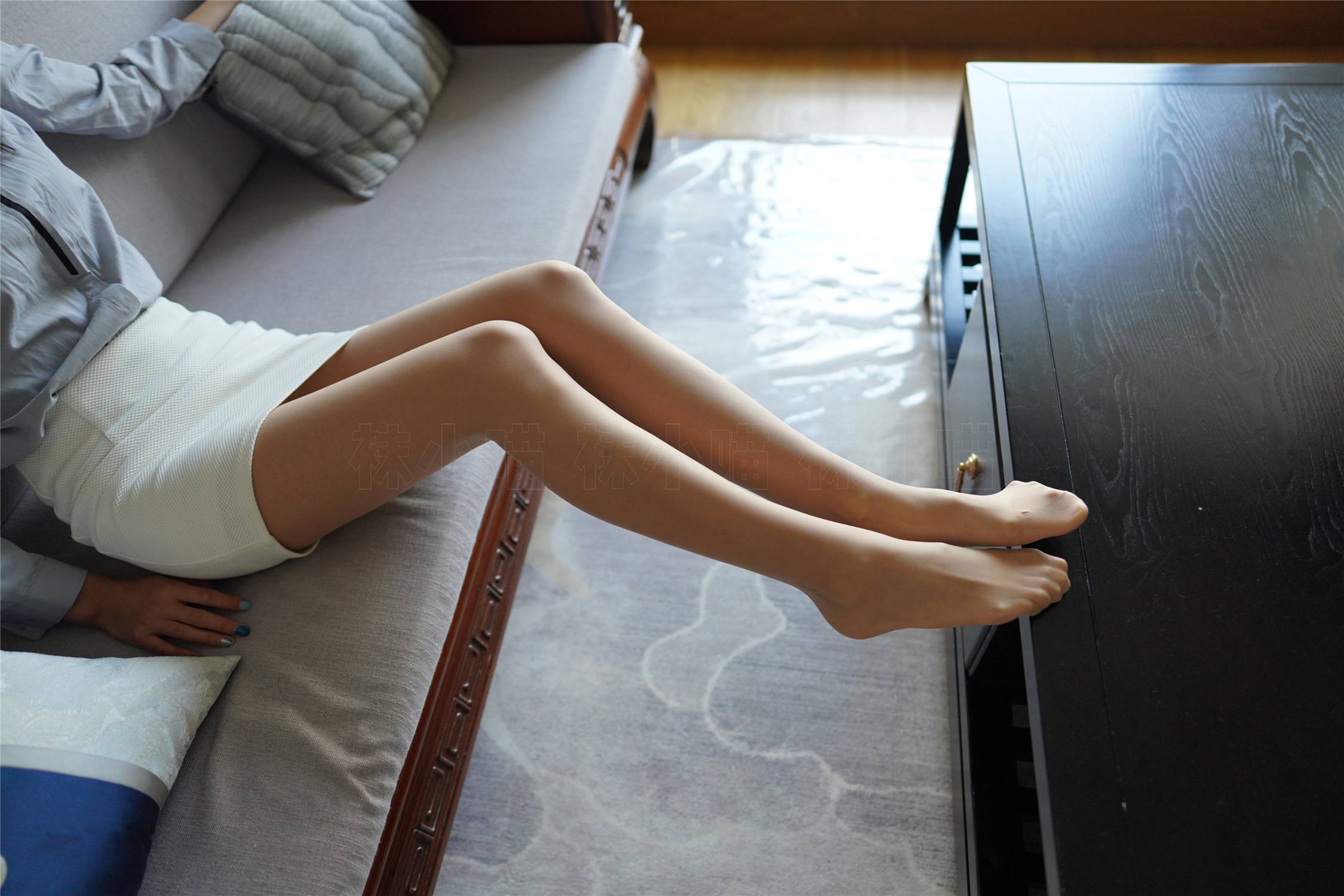 图片[77]-壹吻映画 YW004 《梦梦-浅灰工作装》 [94P] – 速更版-美库