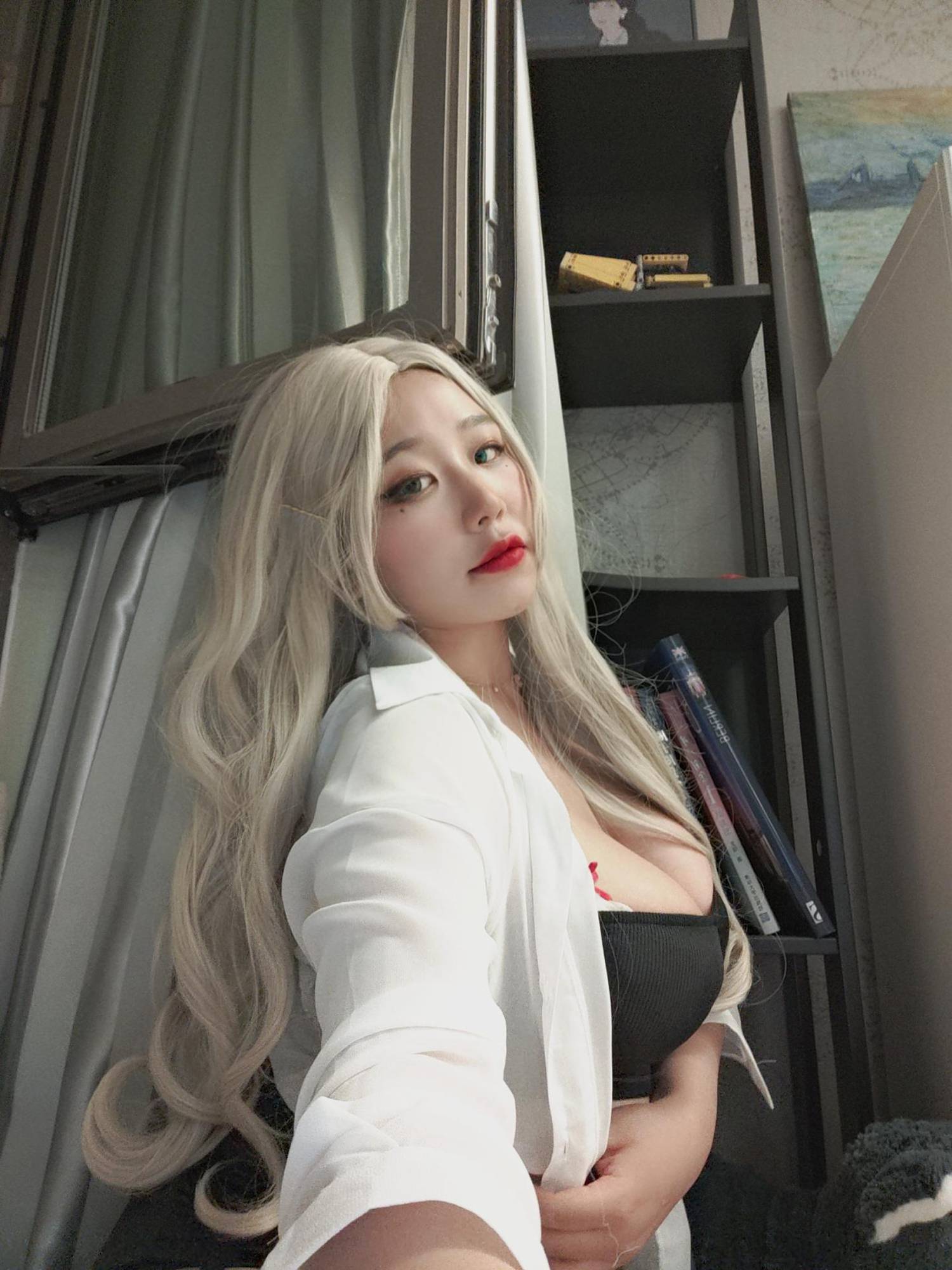 图片[10]-穆零Mu0 – 自拍(白衬衫) – 速更版-美库