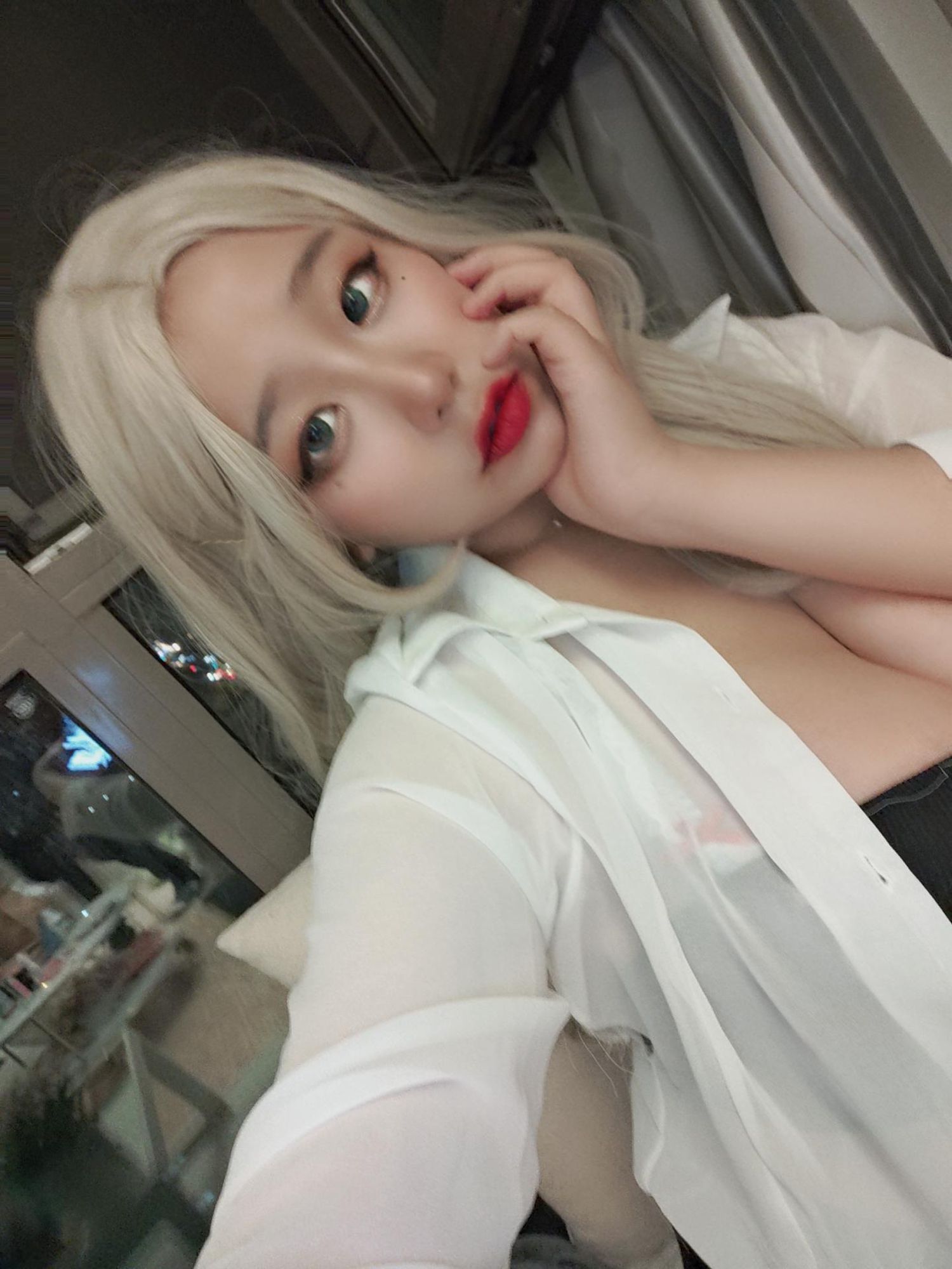 图片[15]-穆零Mu0 – 自拍(白衬衫) – 速更版-美库