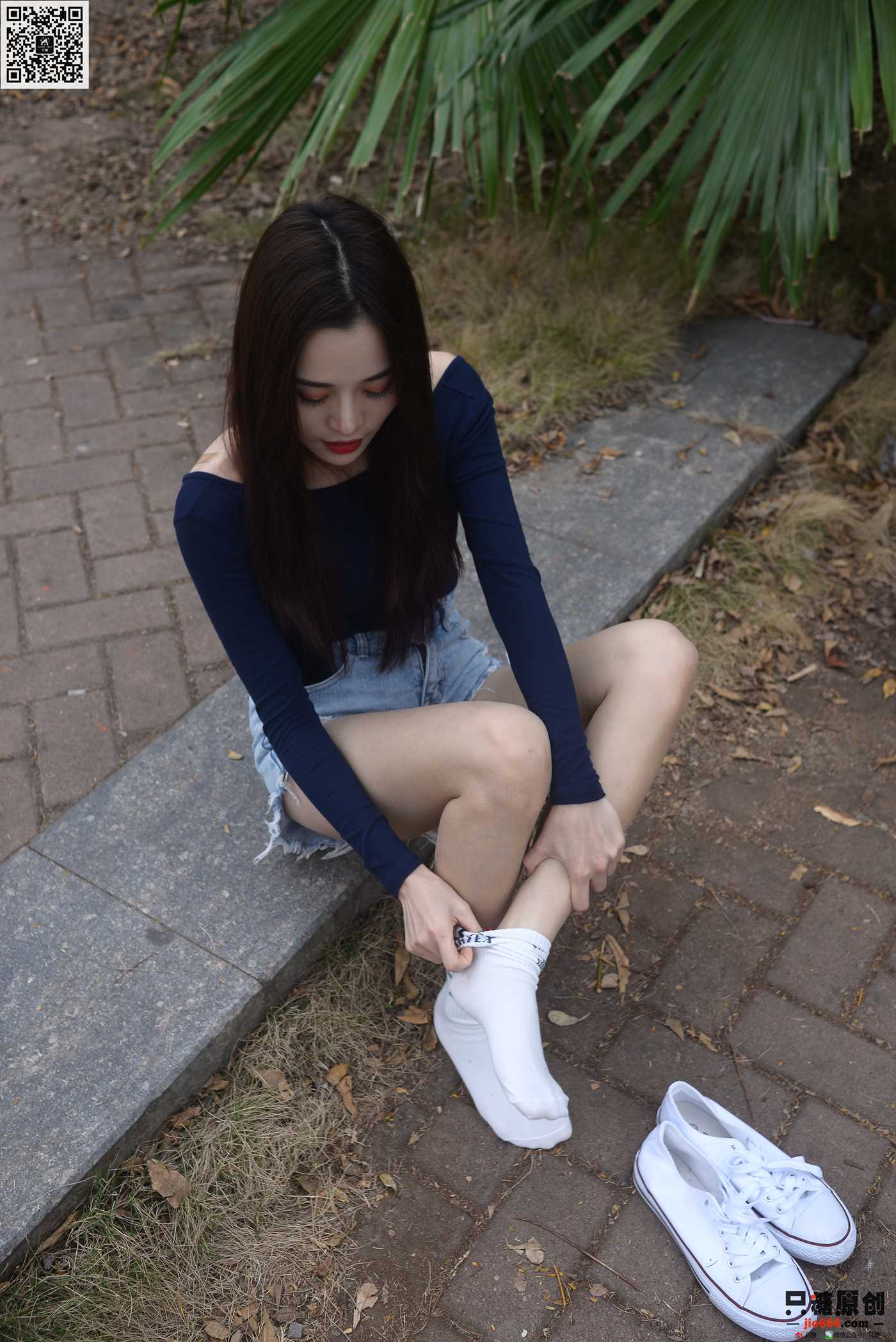 图片[143]-[只糖棉袜]NO.216 文文 人潮里不知所措[163P] – 速更版-美库