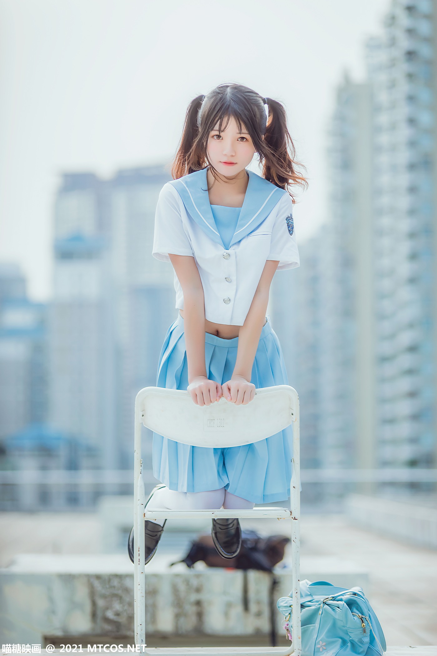 图片[11]-[喵糖映画]VOL.374 女子高生[20P] – 速更版-美库