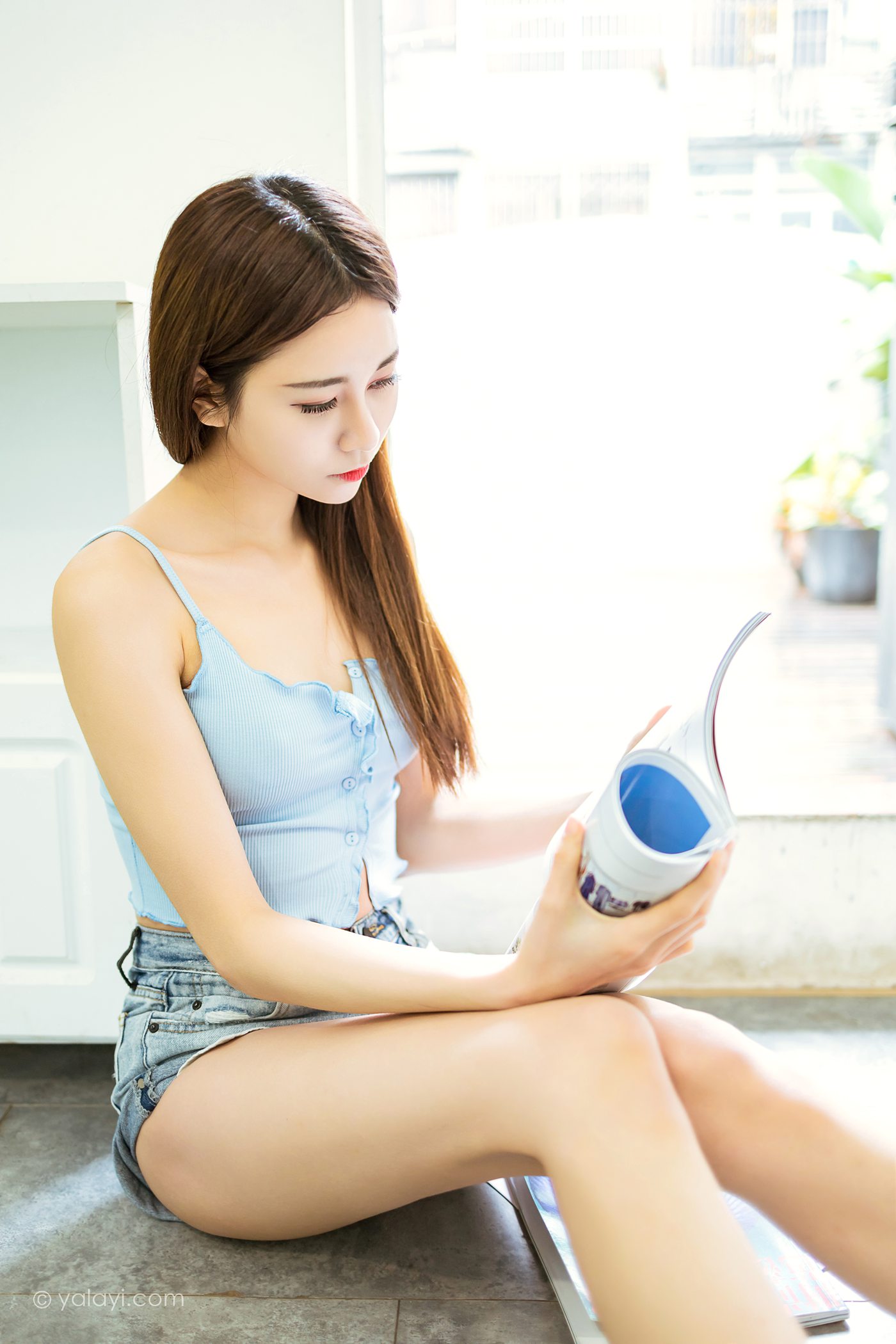 图片[31]-[YALAYI雅拉伊]2021.03.17 NO.775 蓝色背心 陈若冰[45+1P] – 速更版-美库