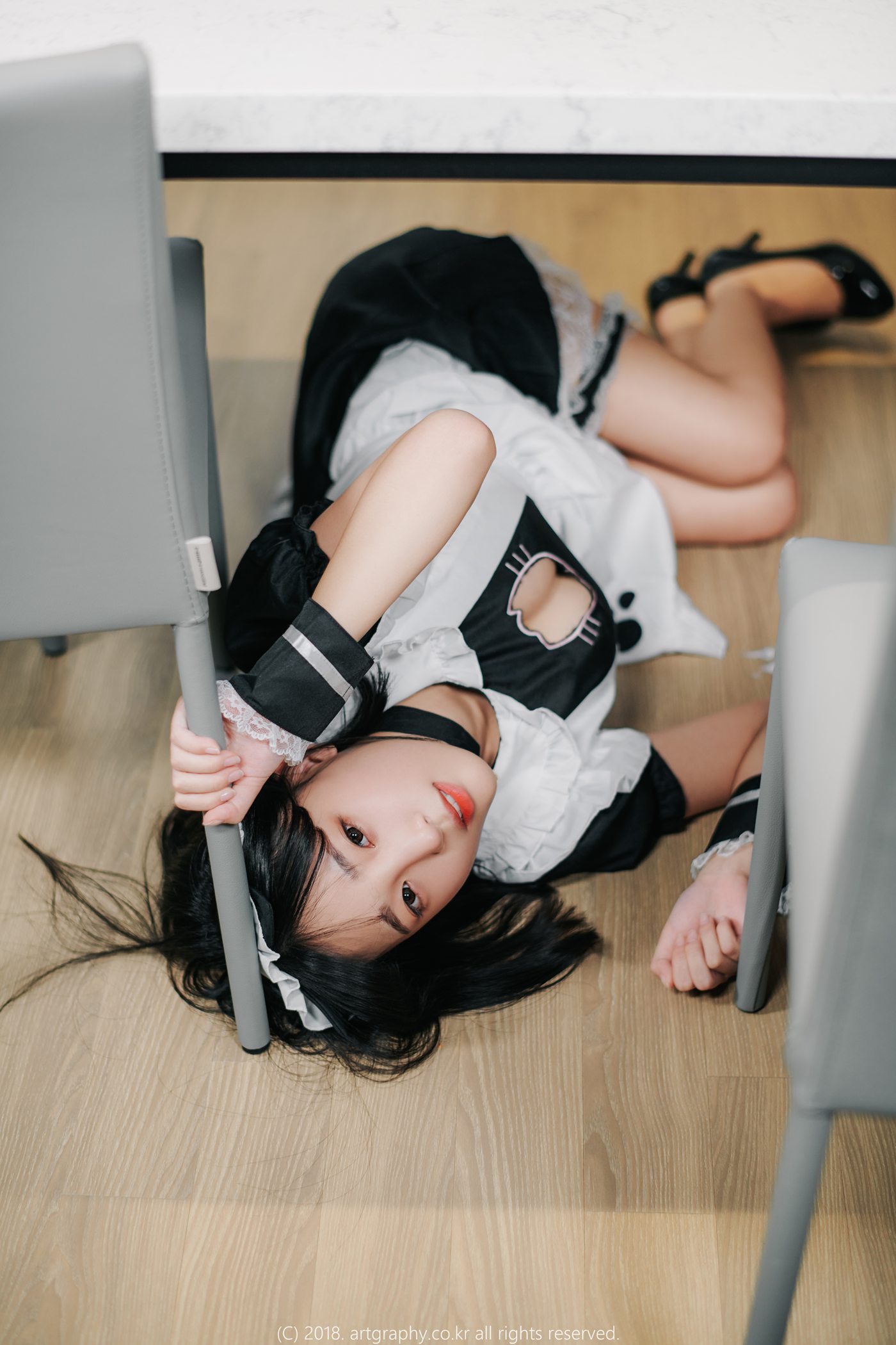 图片[57]-姜仁卿写真作品 女仆与职业装 – 速更版-美库