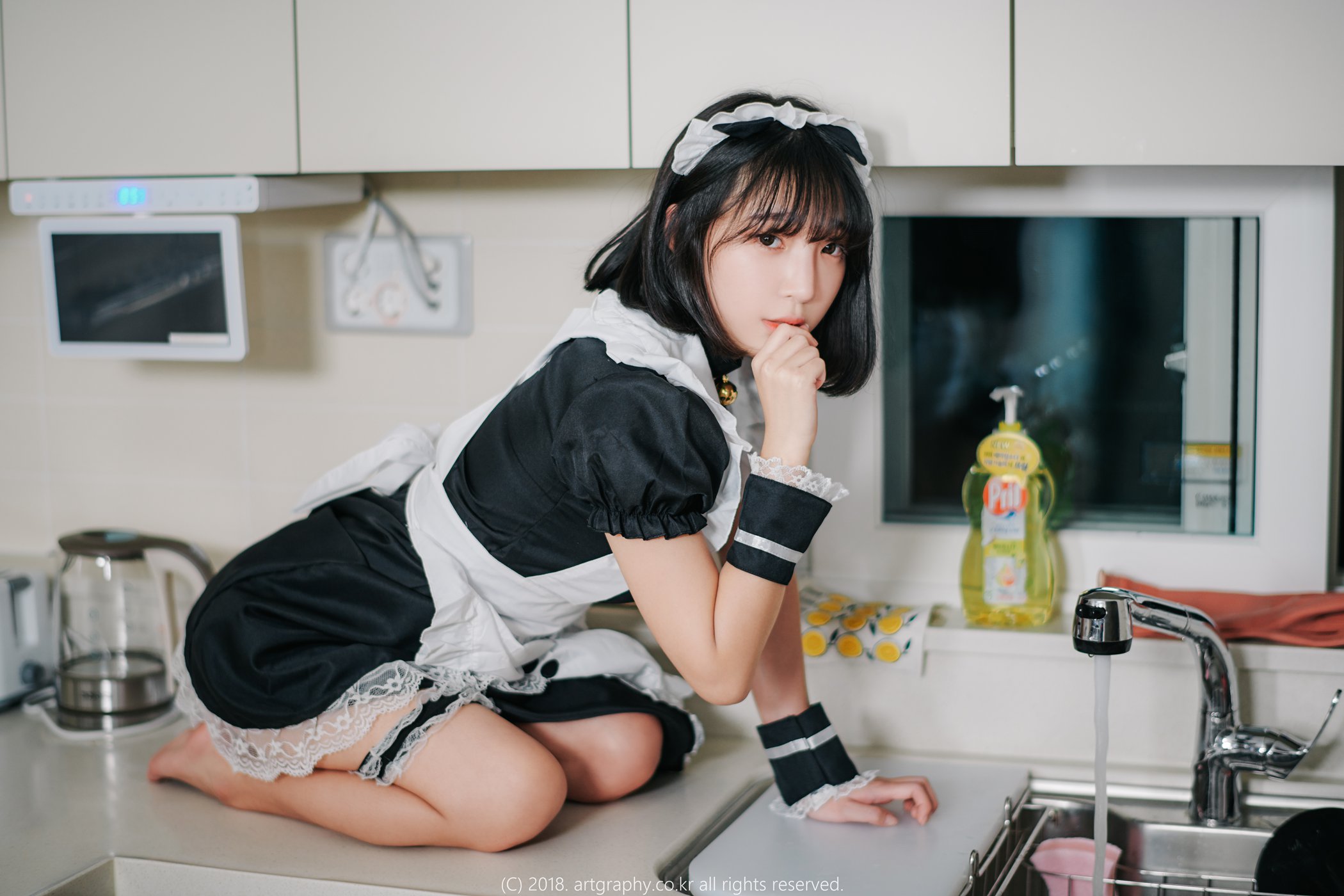 图片[62]-姜仁卿写真作品 女仆与职业装 – 速更版-美库