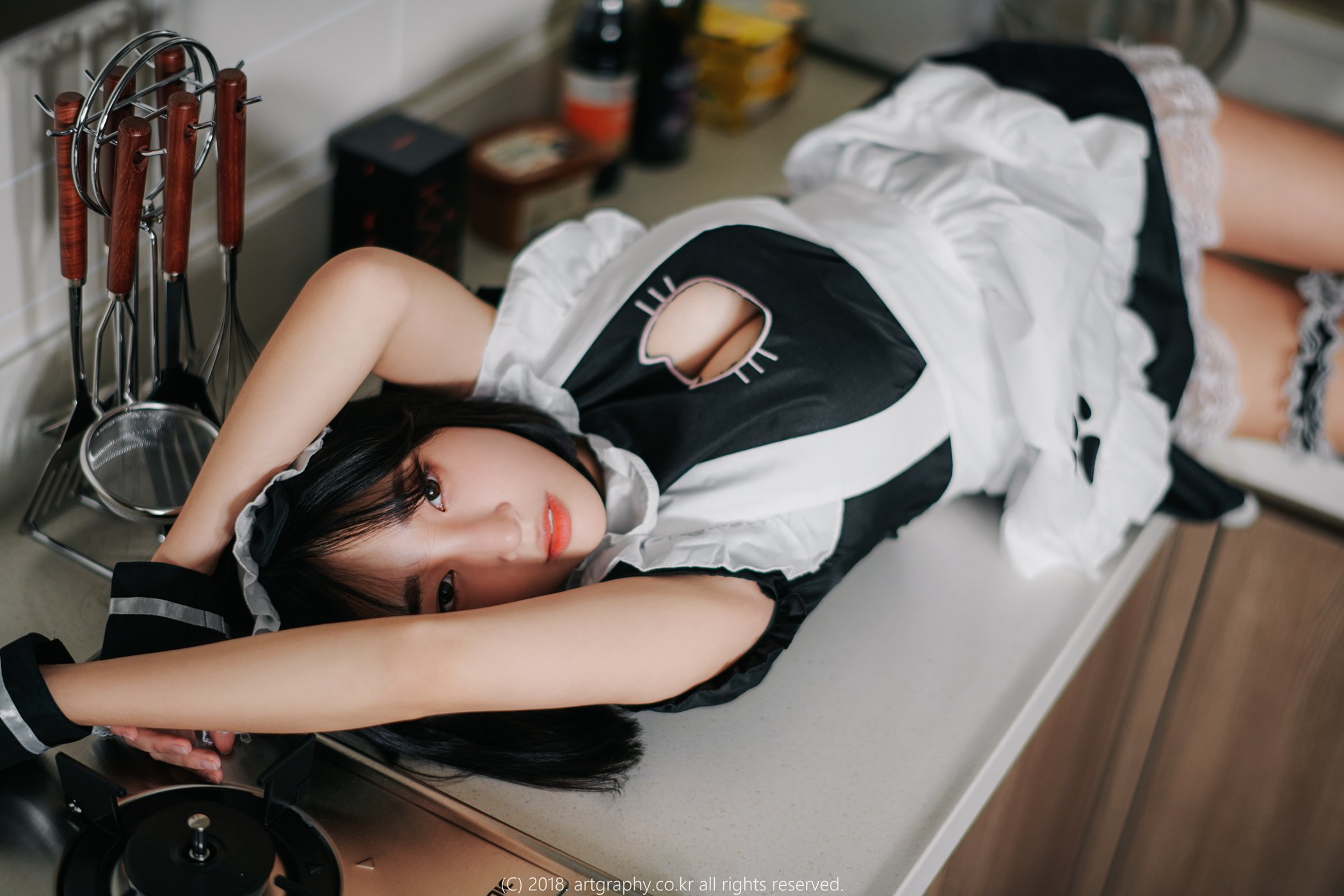 图片[53]-姜仁卿写真作品 女仆与职业装 – 速更版-美库