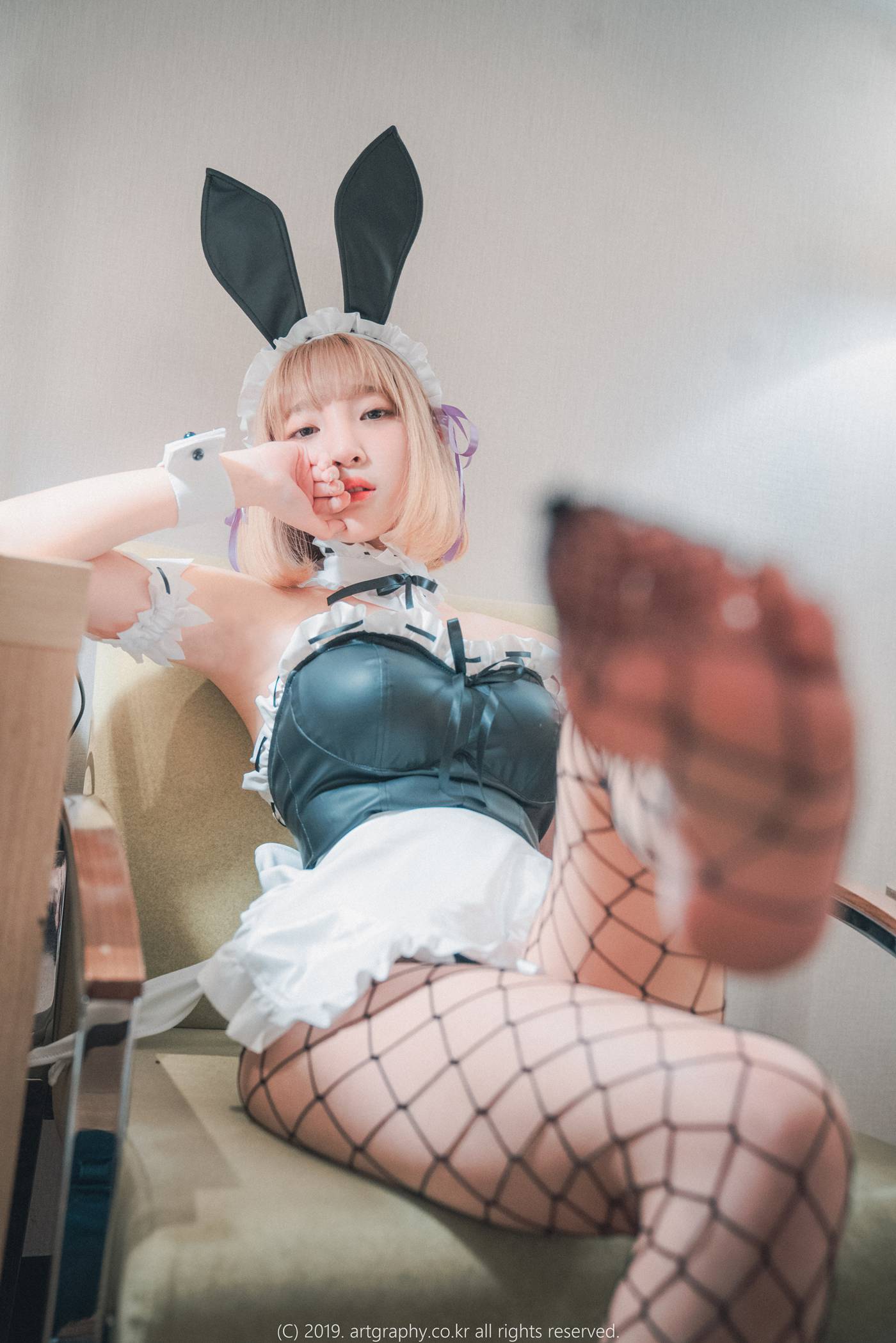 图片[29]-姜仁卿写真作品 渔网袜私房 – 速更版-美库