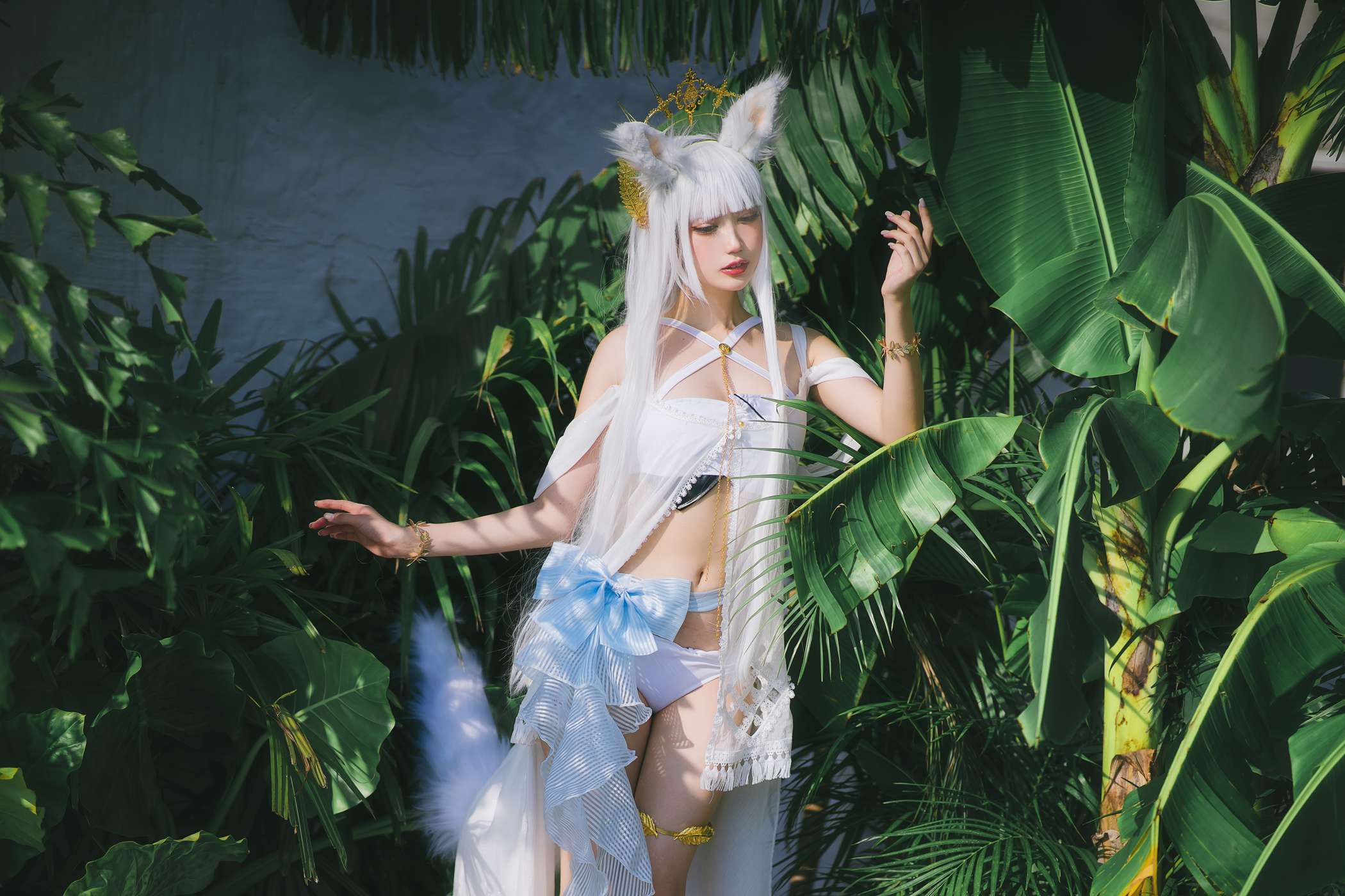 图片[18]-周叽是可爱兔兔  – 白金泳装[23P] – 速更版-美库