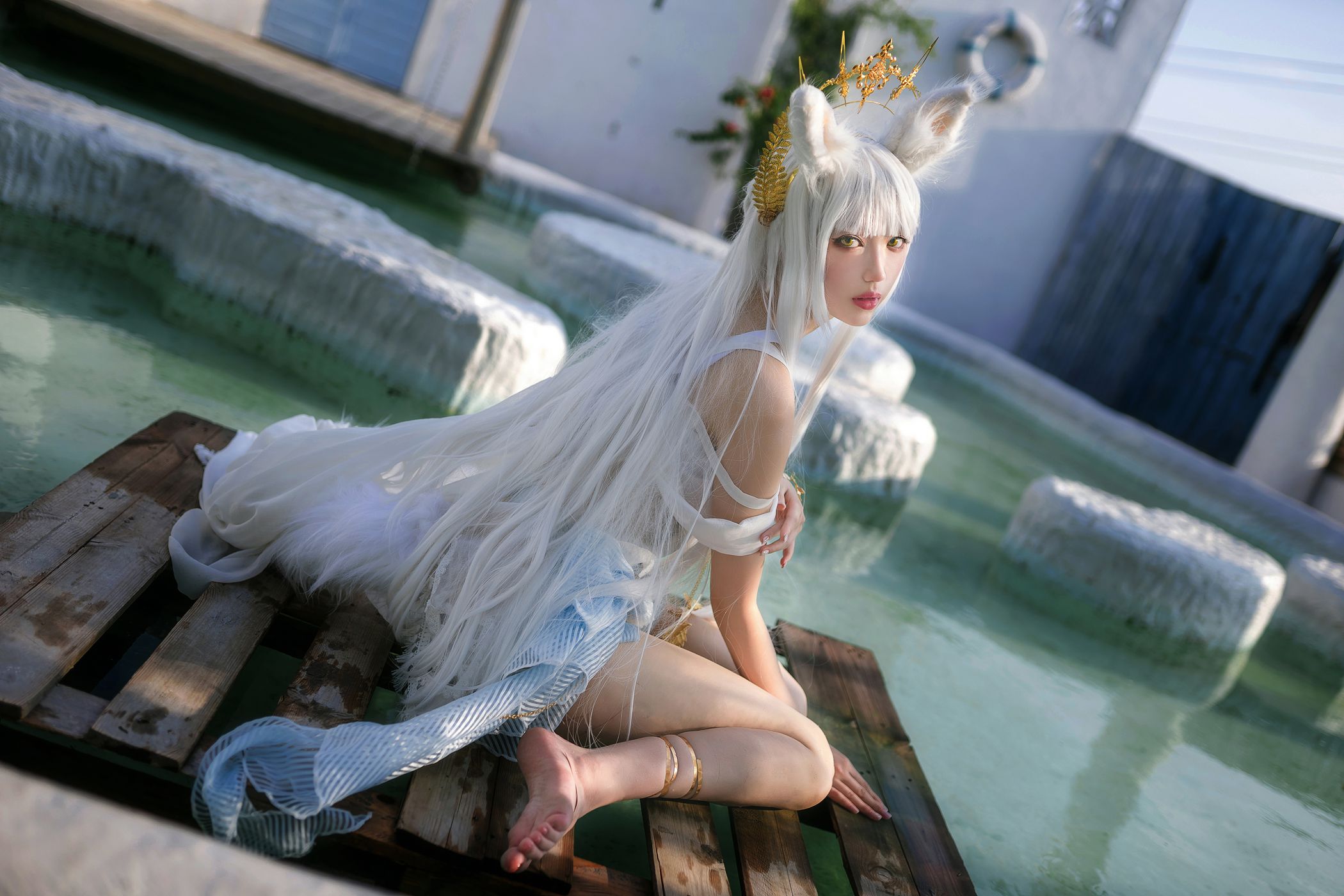 图片[19]-周叽是可爱兔兔  – 白金泳装[23P] – 速更版-美库