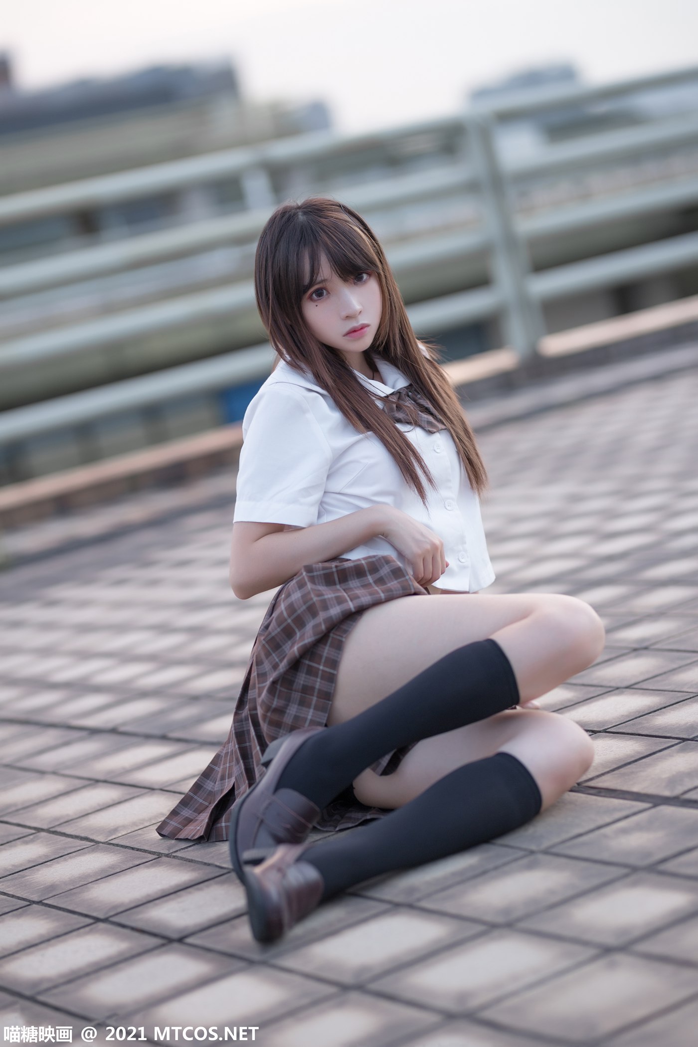 图片[24]-[喵糖映画]VOL.375 忧郁少女[34P] – 速更版-美库