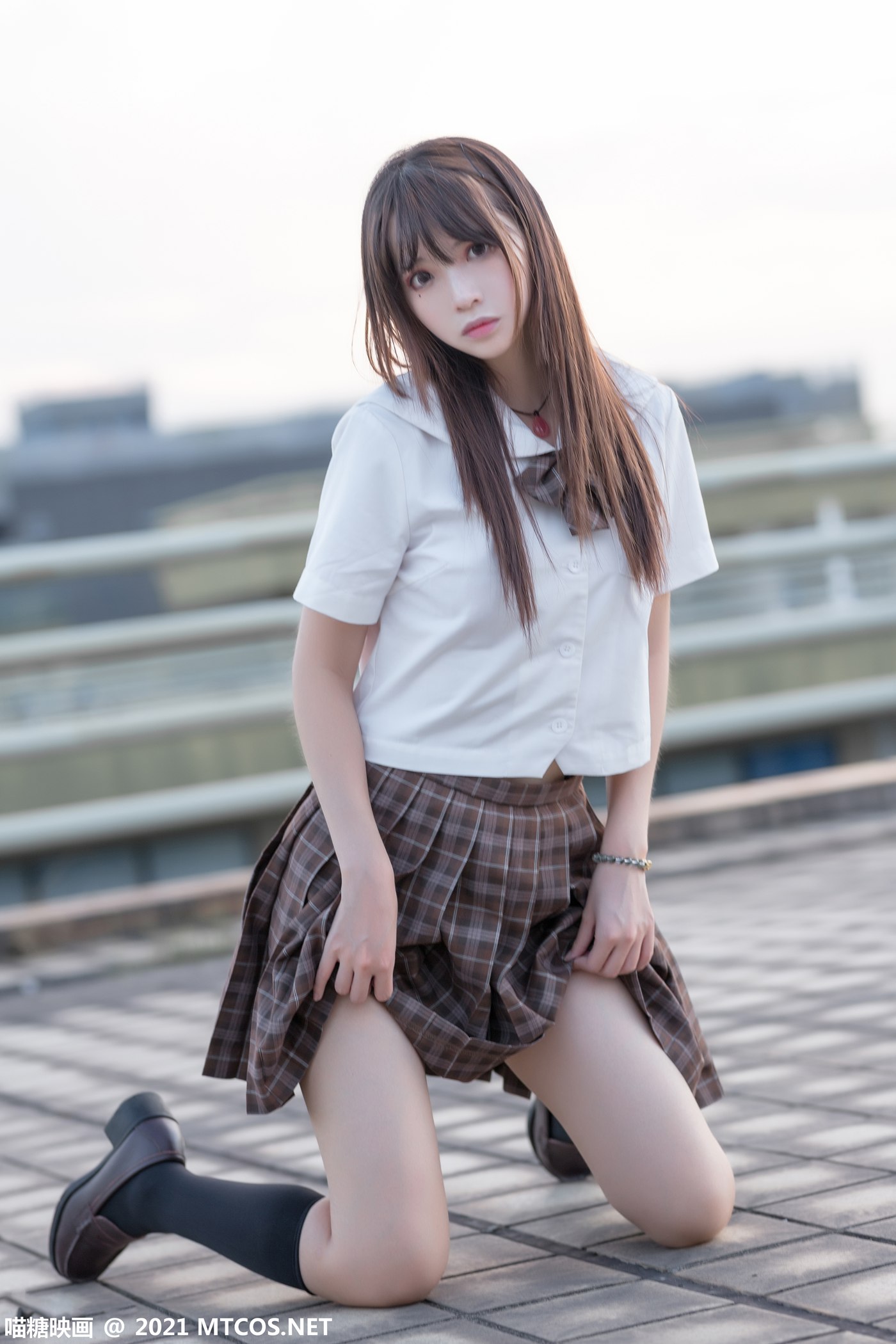 图片[25]-[喵糖映画]VOL.375 忧郁少女[34P] – 速更版-美库