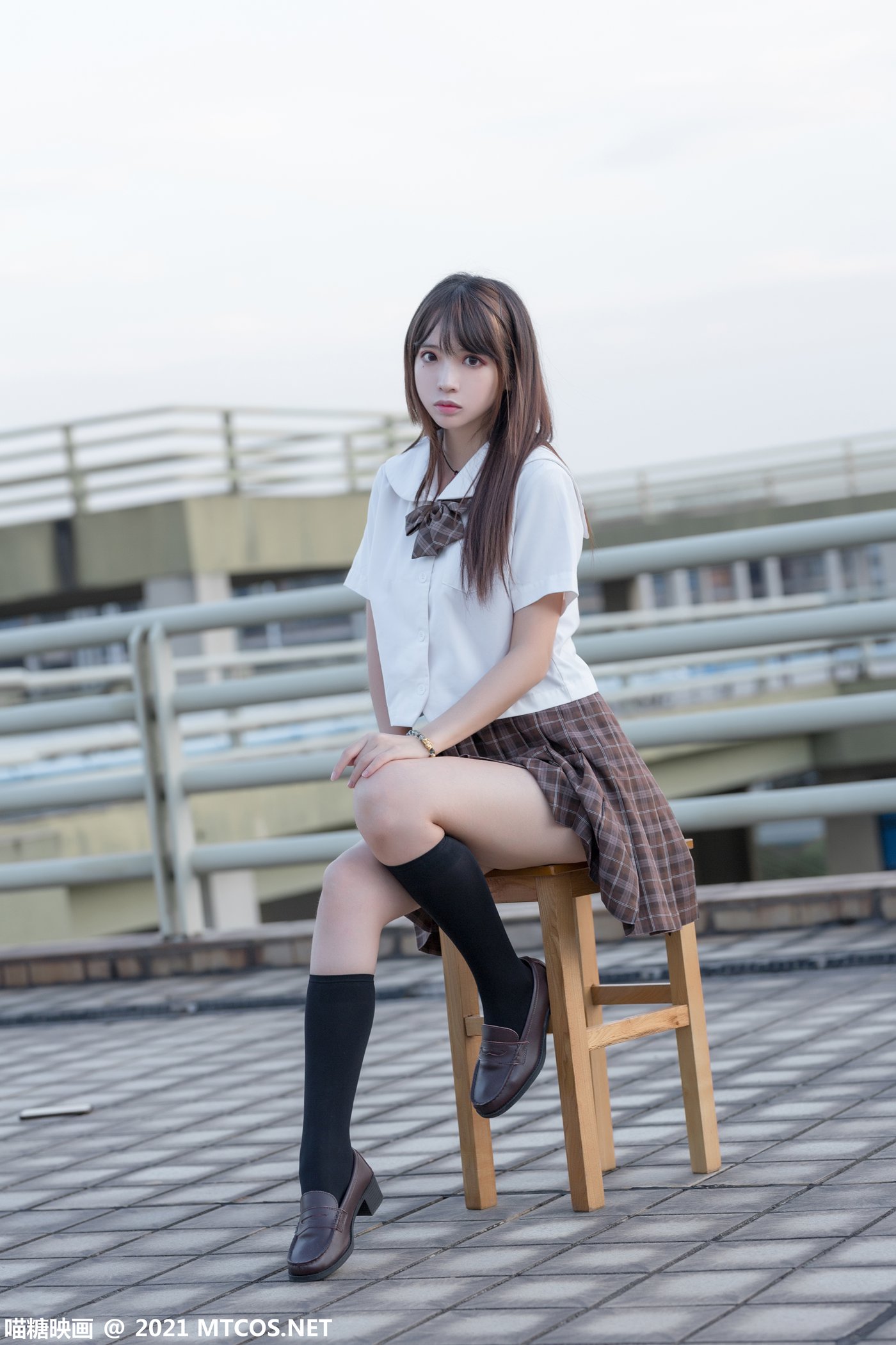 图片[35]-[喵糖映画]VOL.375 忧郁少女[34P] – 速更版-美库