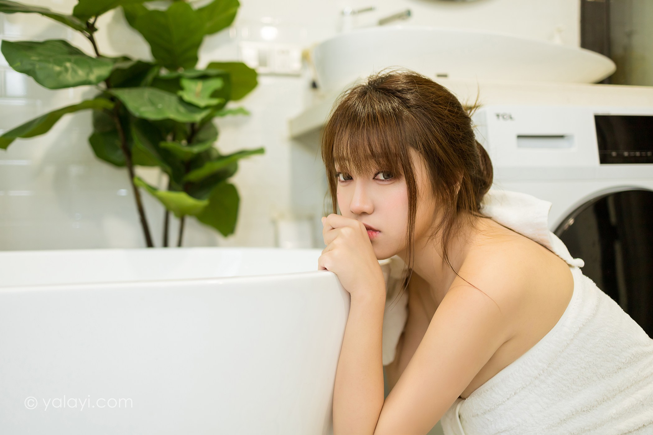 图片[27]-[YALAYI雅拉伊]2021.03.22 NO.777 沐浴的快乐 虞艺[33+1P] – 速更版-美库