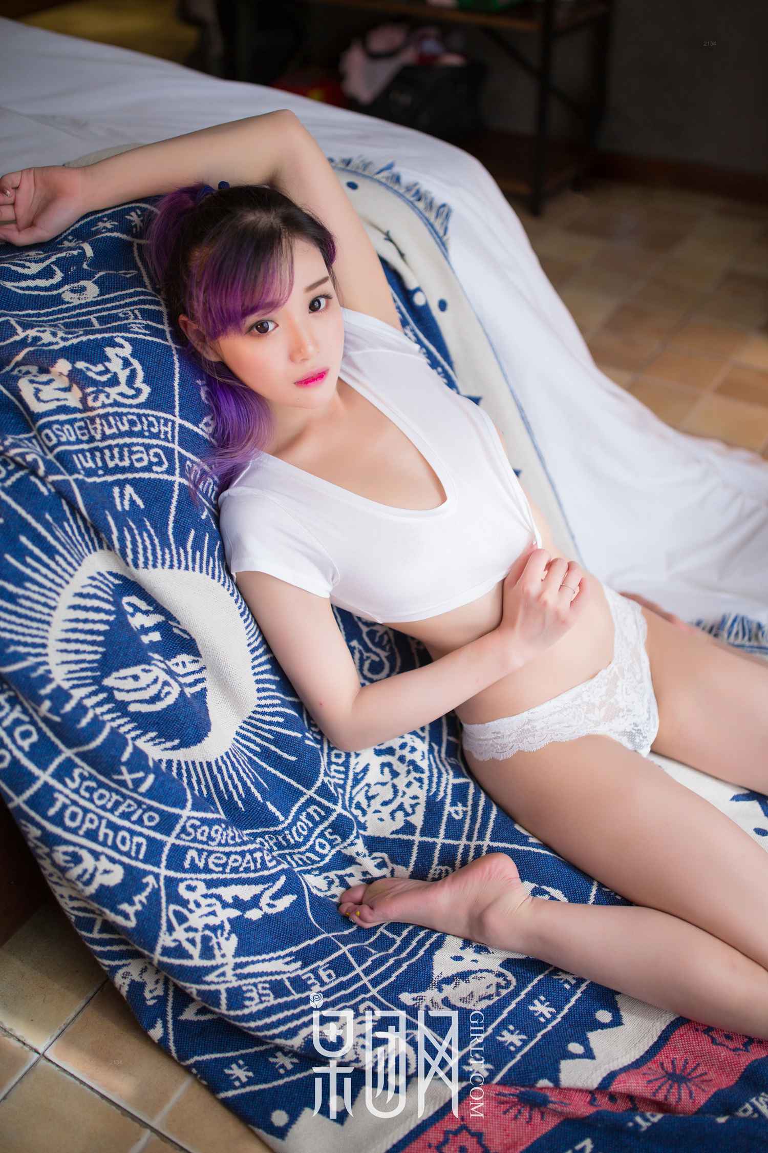 图片[42]-[Girlt果团网]2017.12.10 熊川纪信 No.003 紫发豪乳妹蜜桃臀[54P] – 速更版-美库