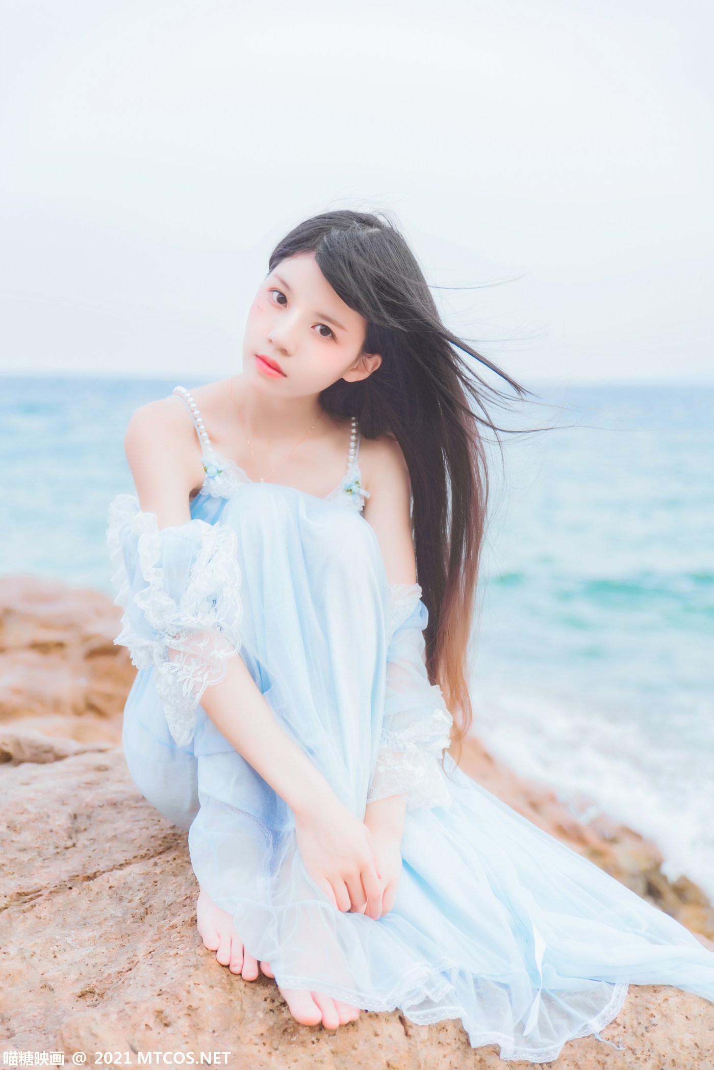 图片[21]-[喵糖映画]VOL.380 海边长裙[20P] – 速更版-美库