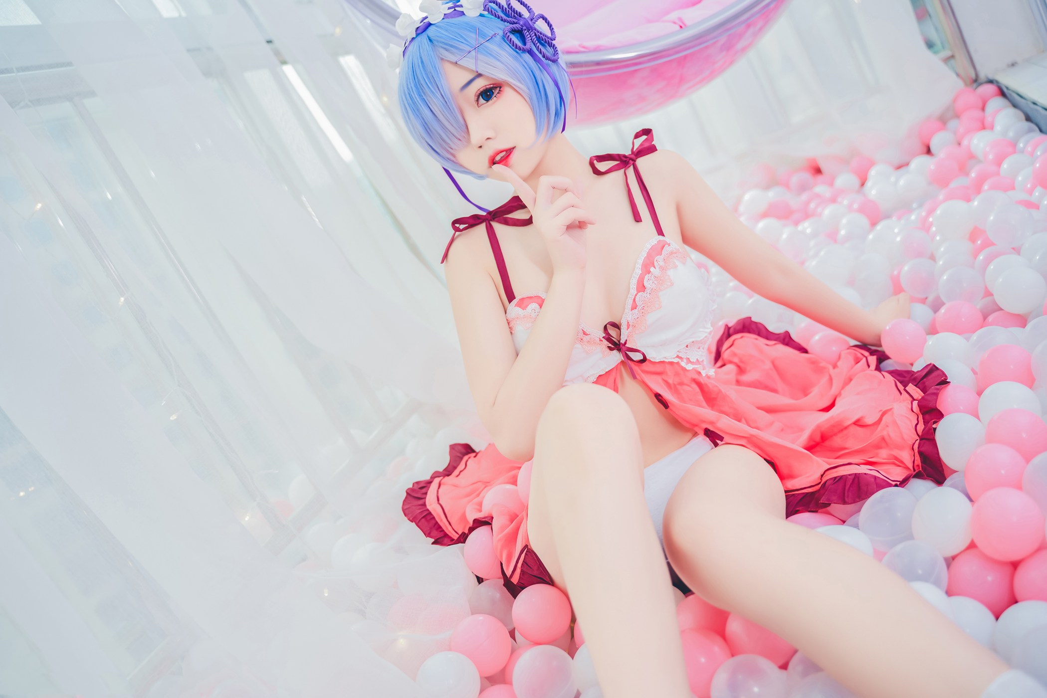 图片[40]-猫君君MaoJun – 粉嫩嫩的雷姆[40P] – 速更版-美库