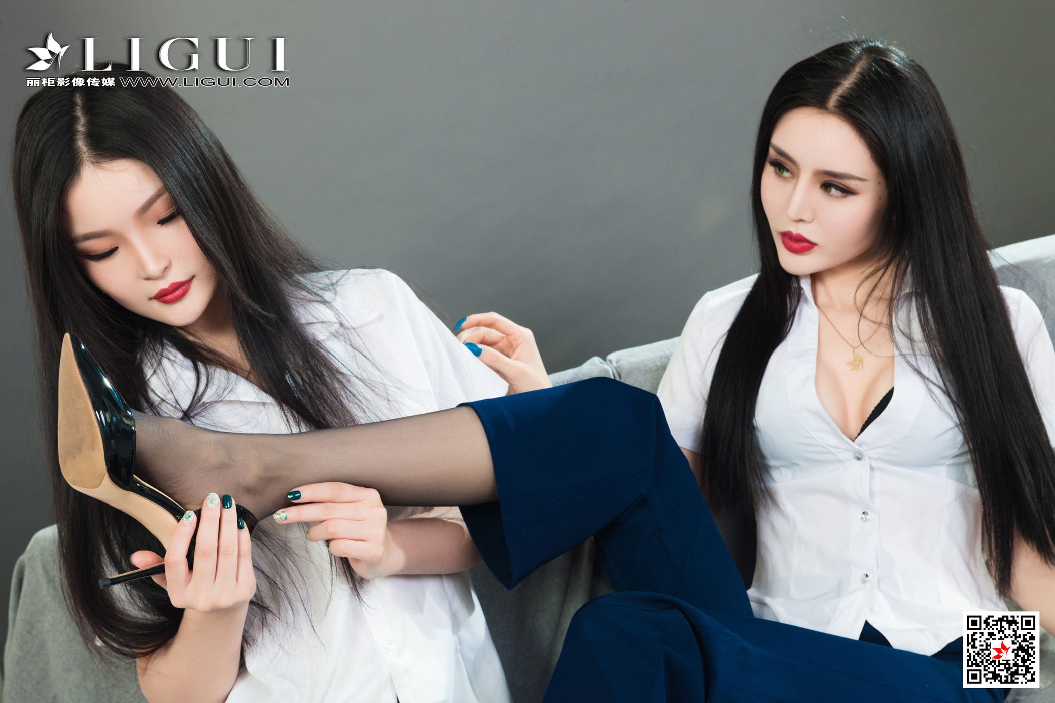 图片[65]-[Ligui丽柜]网络丽人 2021.03.26 Model《双生花-欲望香丝》凉儿&苏黎[93+1P] – 速更版-美库