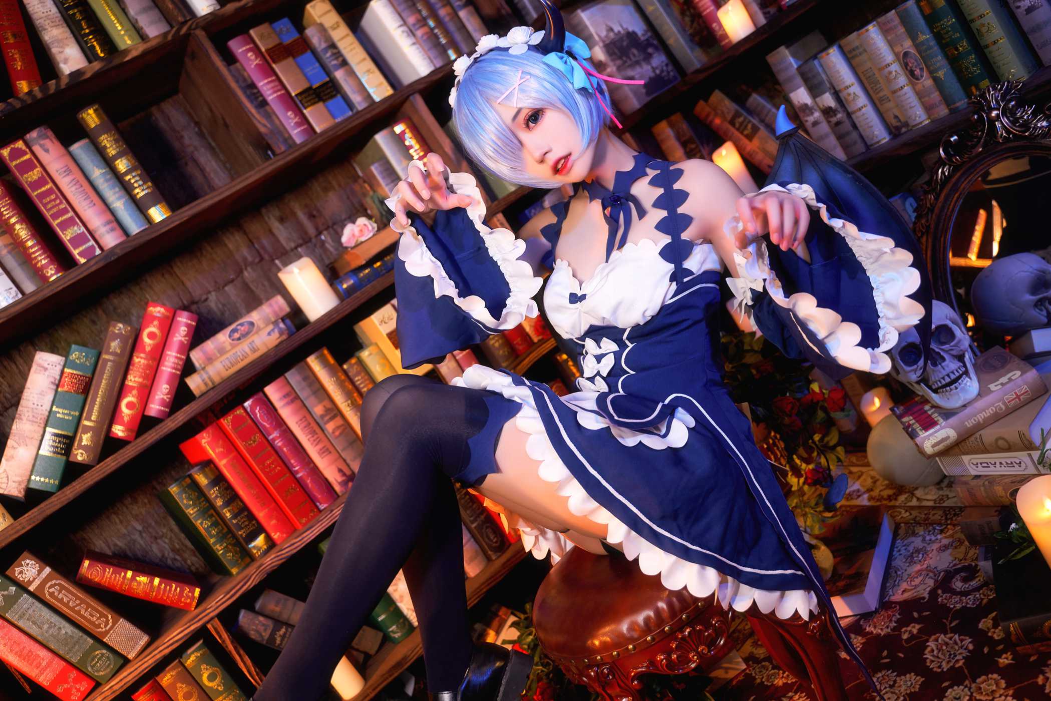 图片[10]-猫君君MaoJun – 雷姆小恶魔[23P] – 速更版-美库