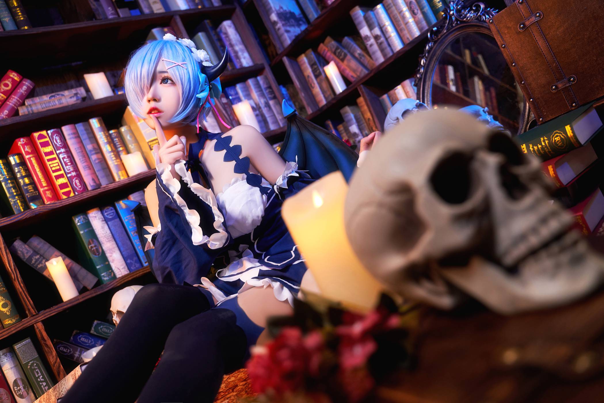 图片[22]-猫君君MaoJun – 雷姆小恶魔[23P] – 速更版-美库