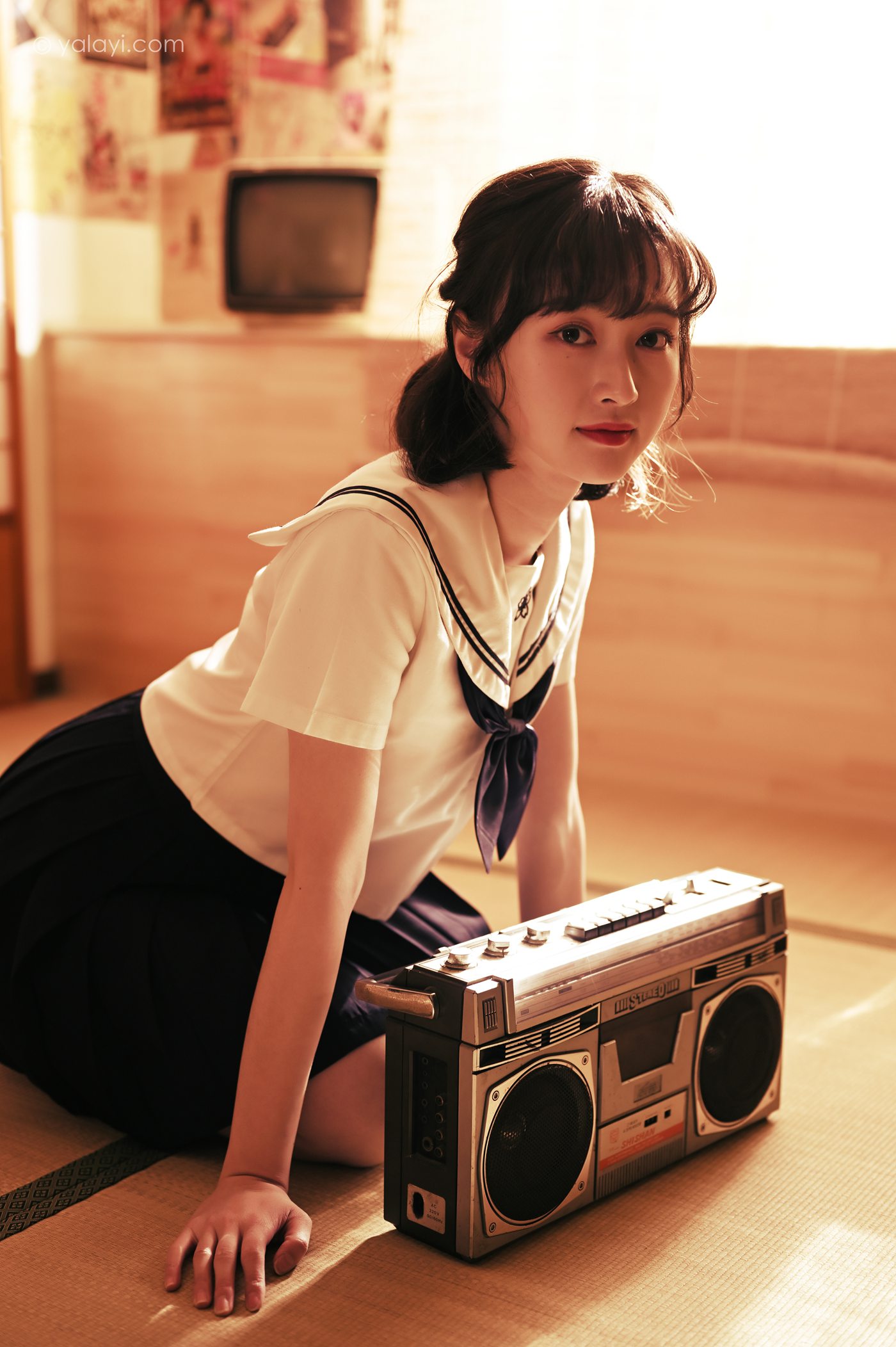 图片[24]-[YALAYI雅拉伊]2021.03.24 NO.778 优等生jk 京京[43+1P] – 速更版-美库