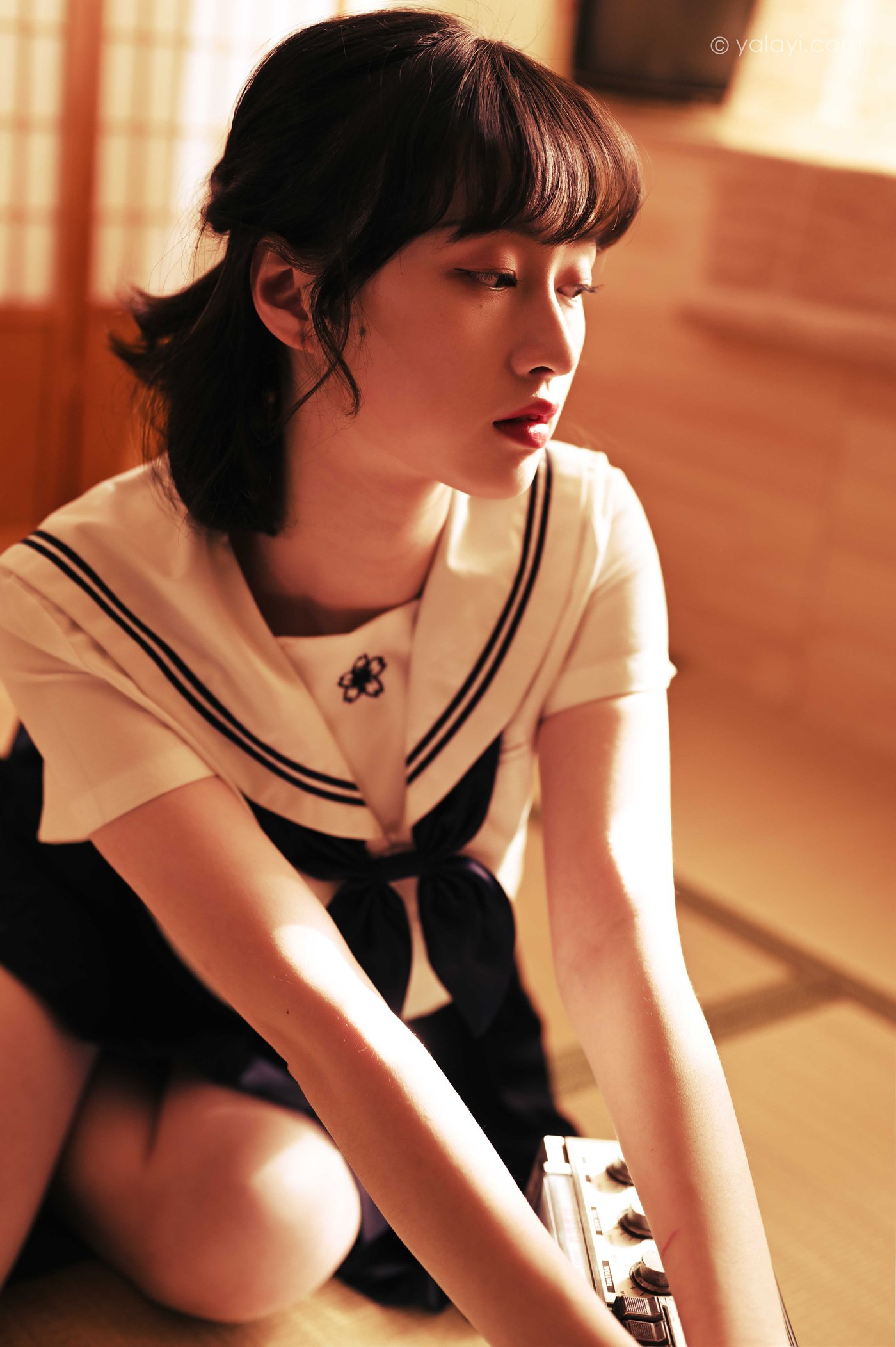 图片[26]-[YALAYI雅拉伊]2021.03.24 NO.778 优等生jk 京京[43+1P] – 速更版-美库