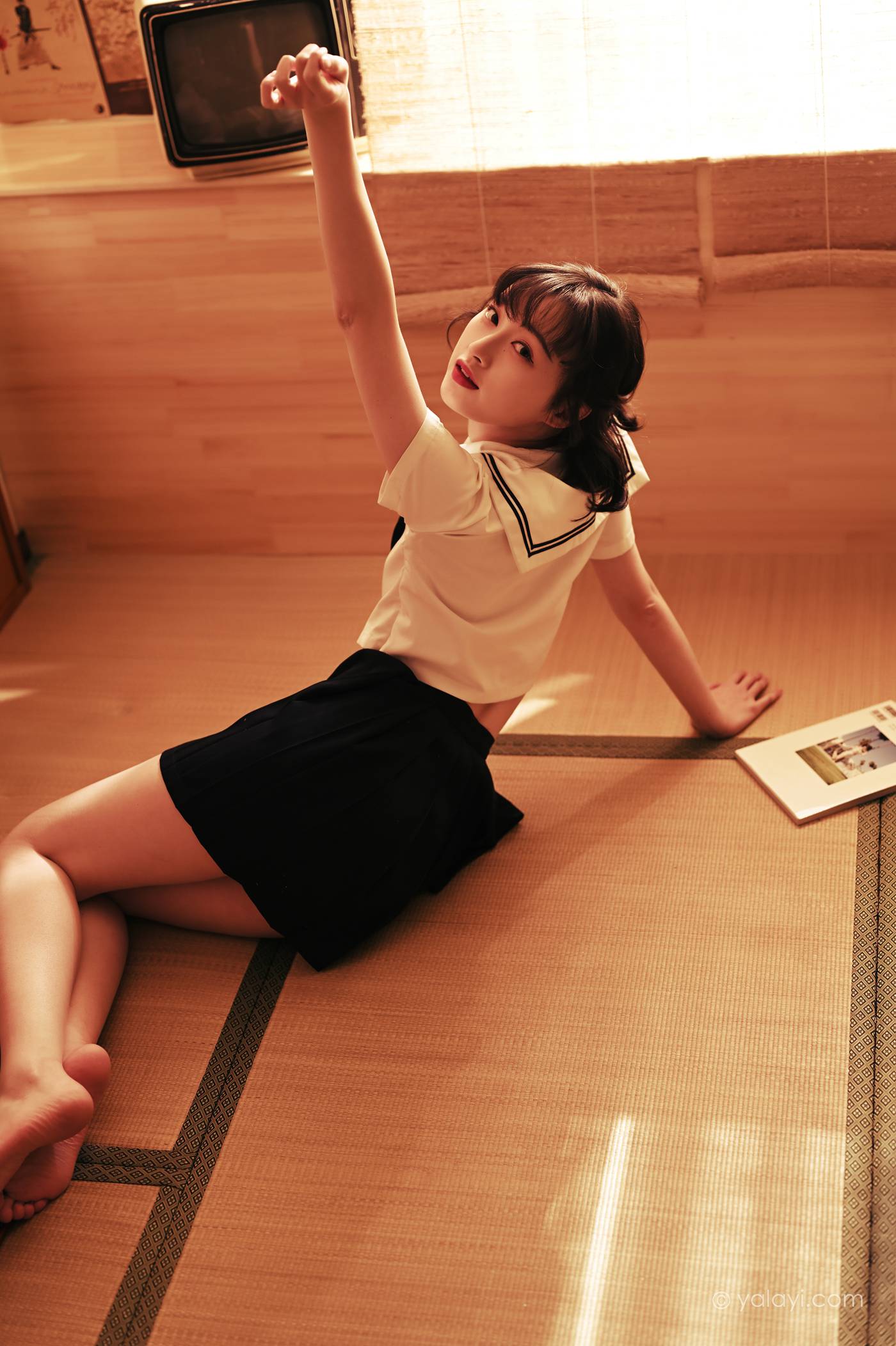 图片[36]-[YALAYI雅拉伊]2021.03.24 NO.778 优等生jk 京京[43+1P] – 速更版-美库