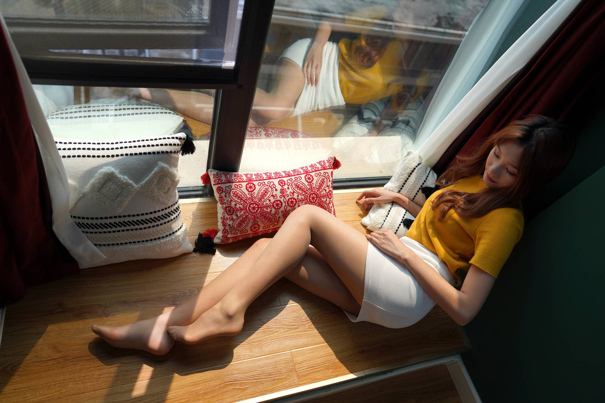 图片[56]-[壹吻映画]YW015《笑笑·暖阳白裙》[99+1P] – 速更版-美库