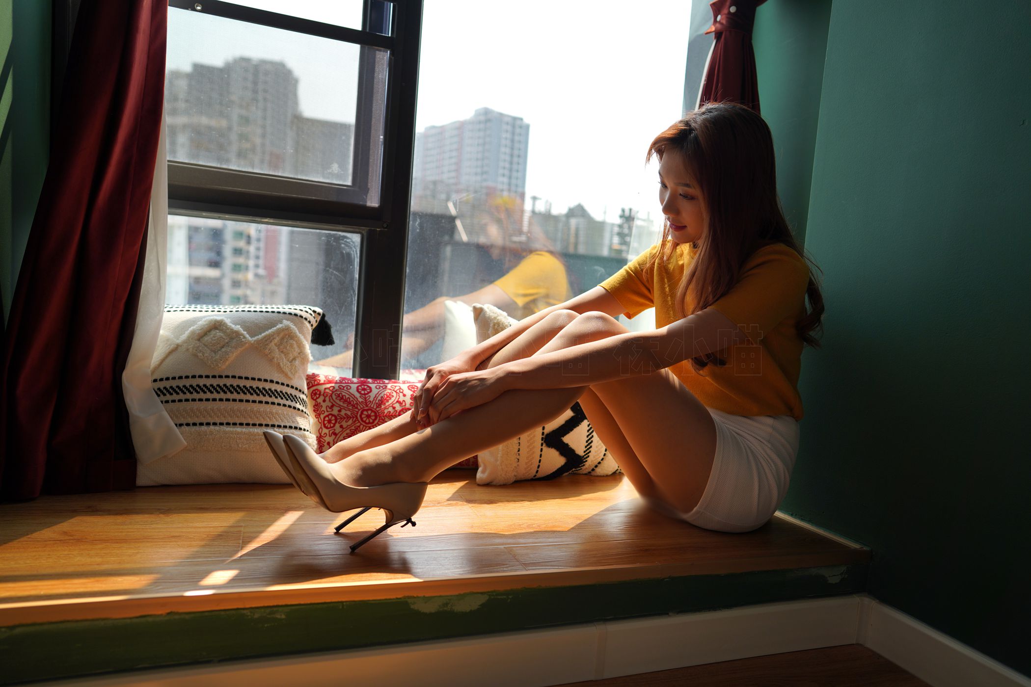 图片[85]-[壹吻映画]YW015《笑笑·暖阳白裙》[99+1P] – 速更版-美库