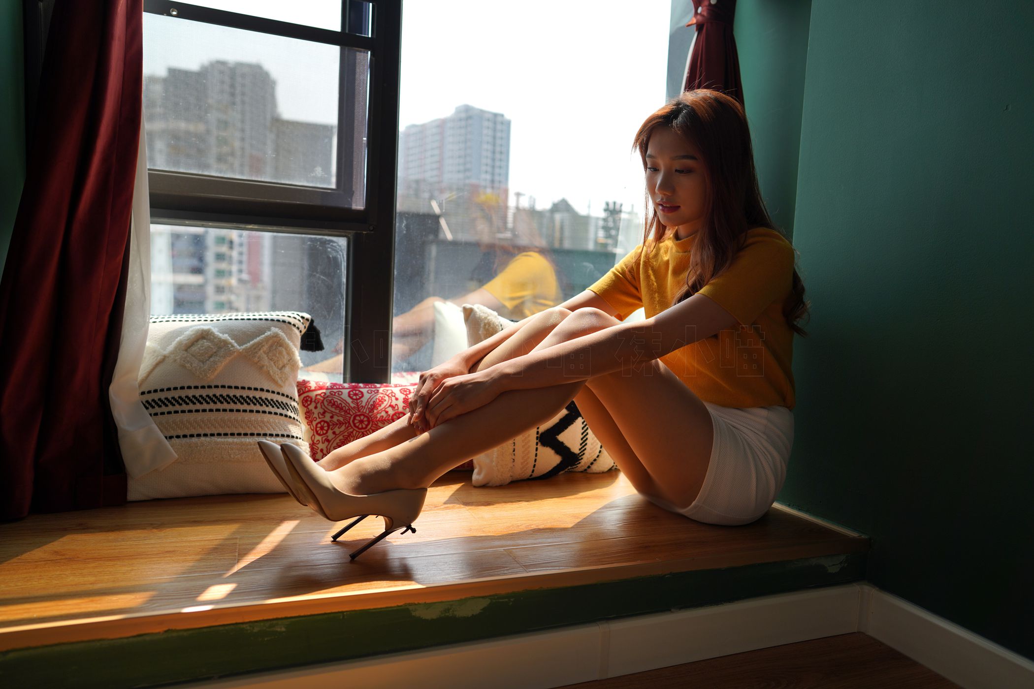 图片[86]-[壹吻映画]YW015《笑笑·暖阳白裙》[99+1P] – 速更版-美库