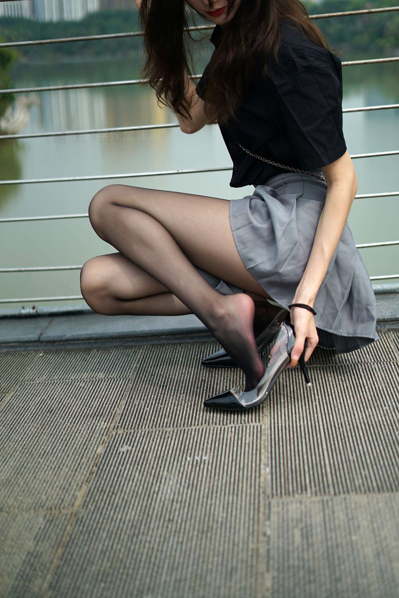 图片[93]-[学妹加速跑]XM103《の黑丝初体验-九九》[98P] – 速更版-美库