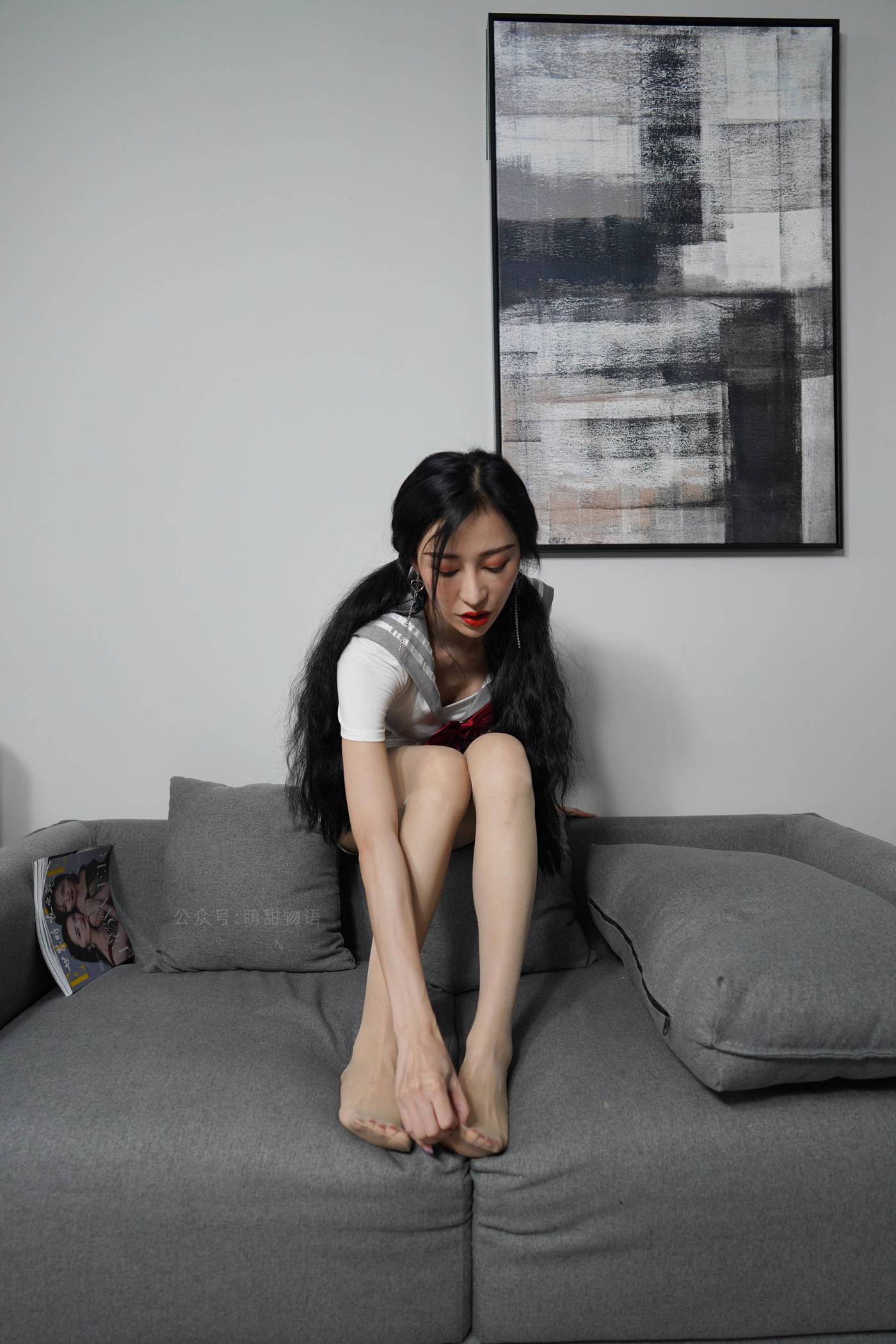 图片[20]-[学妹加速跑]XM104《双马尾水手服-萌萌》[83P] – 速更版-美库