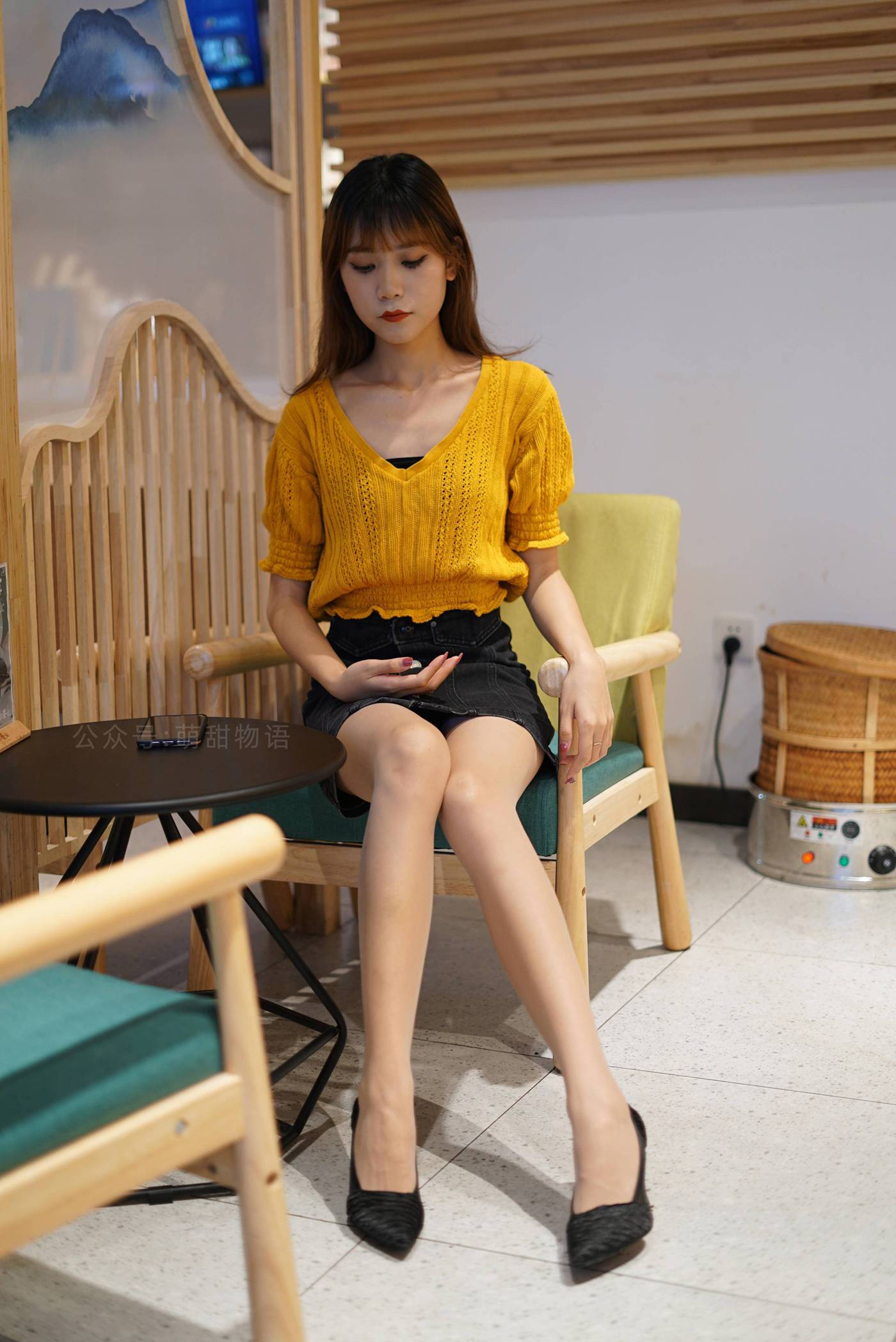 图片[38]-[萌甜物语]XM105《金麦色针织衫-琪琪》[97P] – 速更版-美库