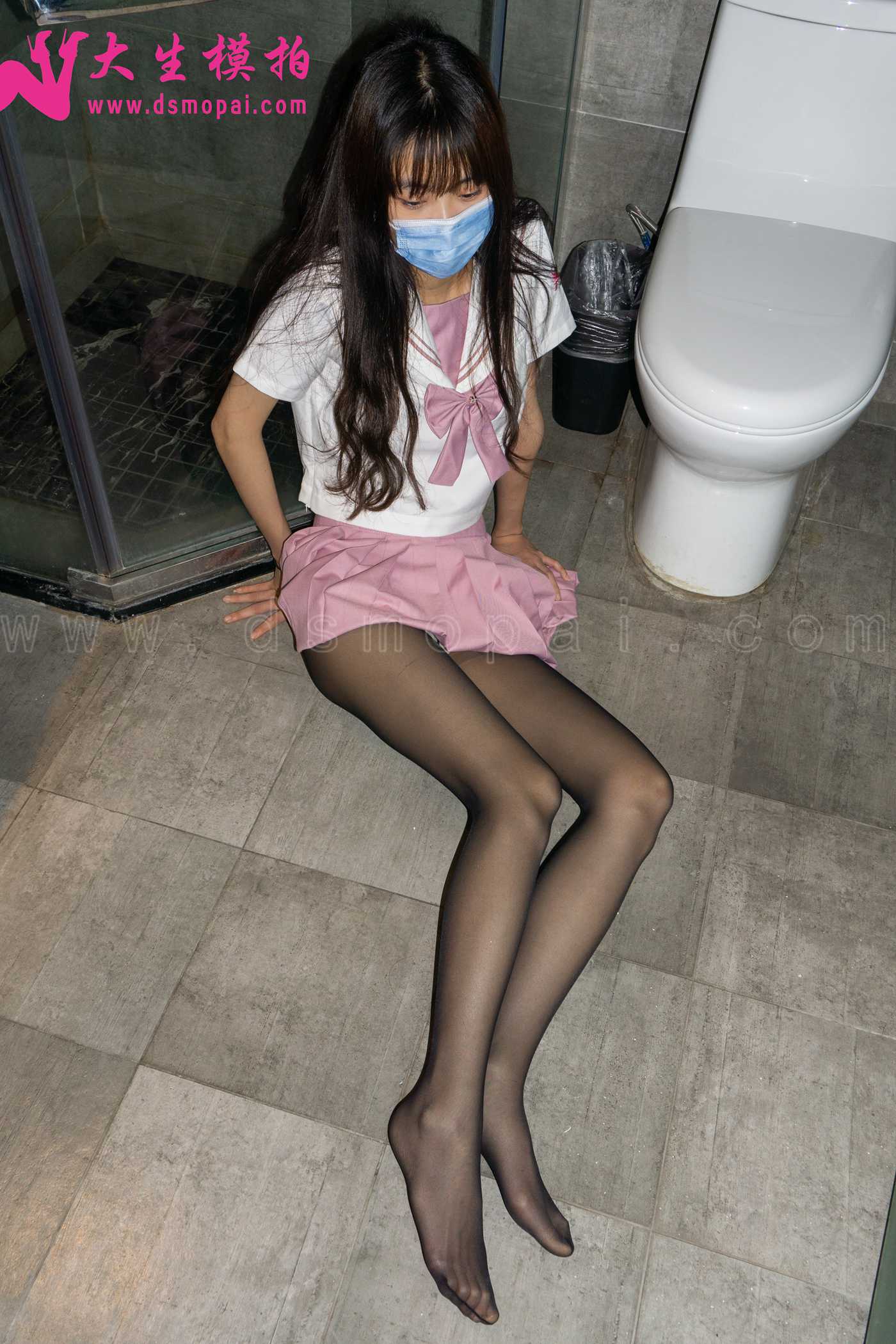 图片[20]-大生模拍 NO.225 小柒 暗影黑丝[51P] – 速更版-美库