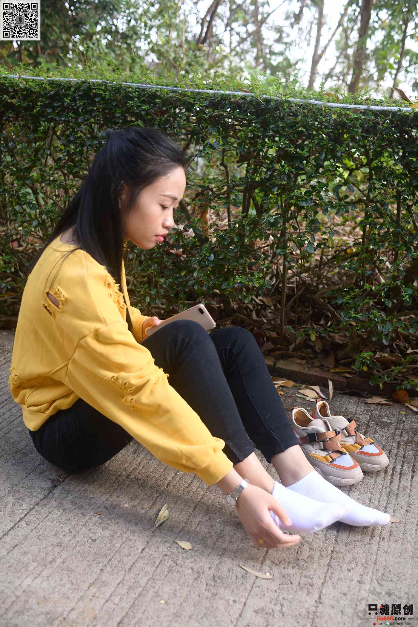 图片[23]-[只糖棉袜]NO.240 芊芊 草木对光阴的钟情[128P] – 速更版-美库