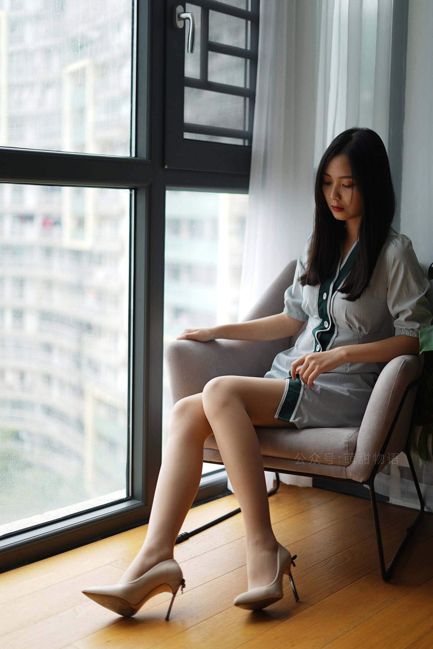 图片[84]-[萌甜物语]XM112《竖纹衬衫裙-小苏》[85P] – 速更版-美库