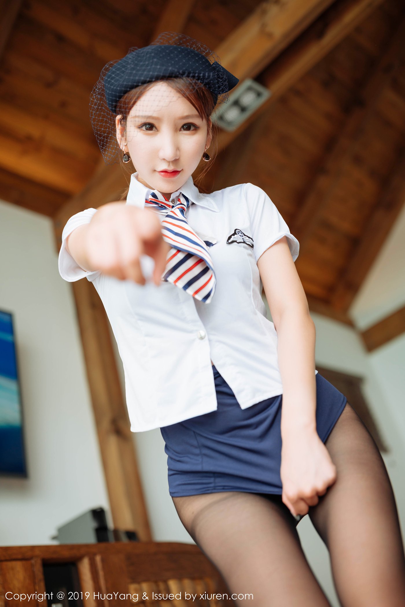 图片[37]-[HuaYang花漾show]HYG20191108VOL0186 2019.11.08 VOL.186 黑丝空姐 周于希Sandy[61+1P] – 速更版-美库