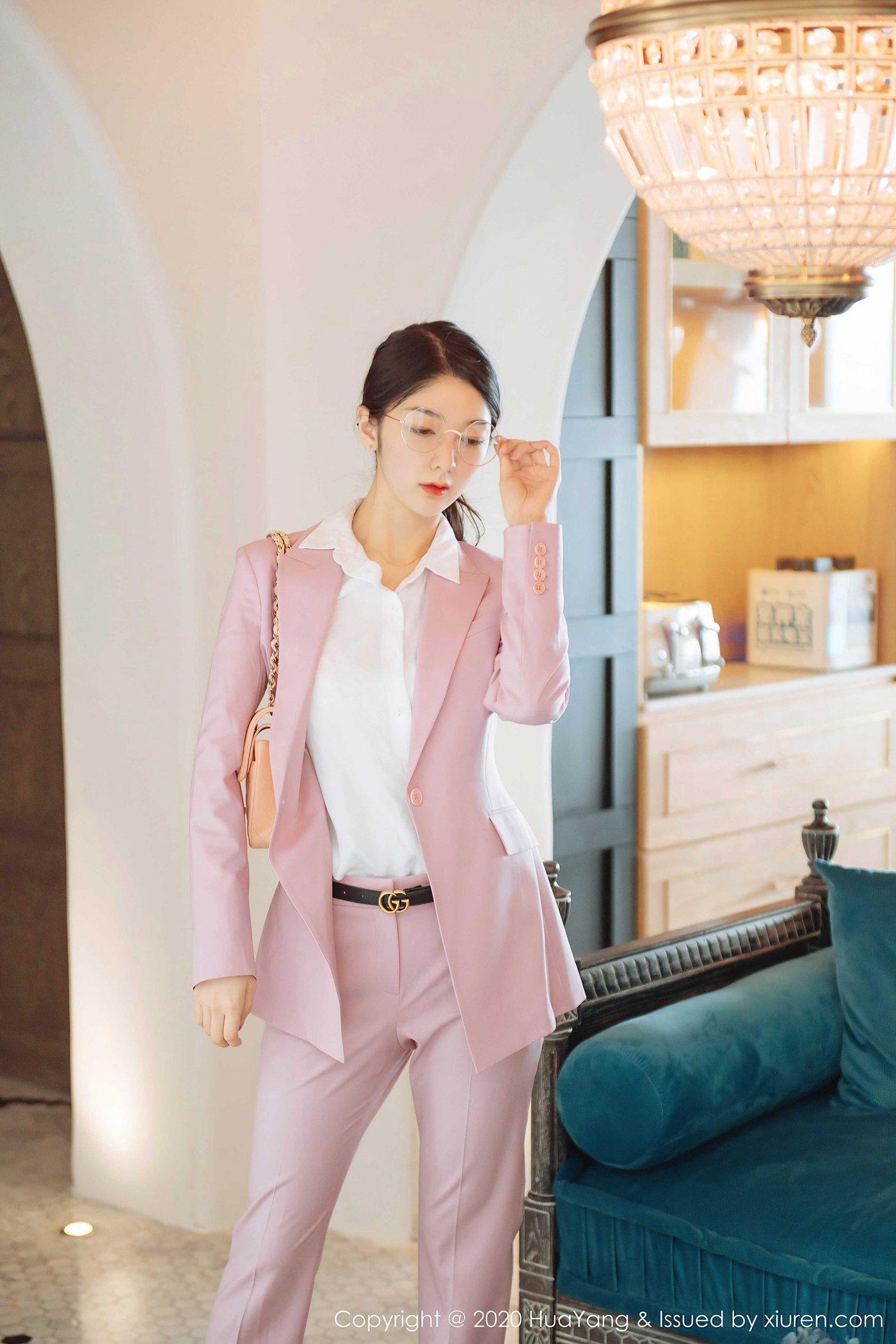 图片[61]-[HuaYang花漾show]HYG20200715VOL0255 2020.07.15 VOL.255 飒爽的粉红西装 Angela小热巴[60+1P] – 速更版-美库