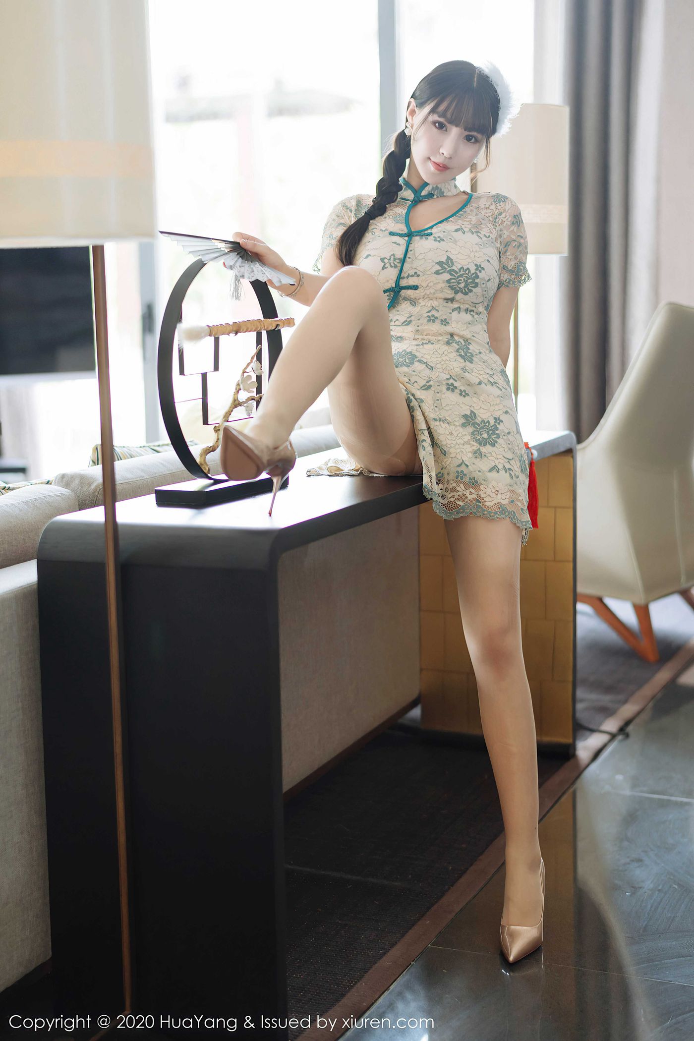 图片[53]-[HuaYang花漾show]HYG20200716VOL0256 2020.07.16 VOL.256 旗袍诱惑 Flower朱可儿[56+1P] – 速更版-美库