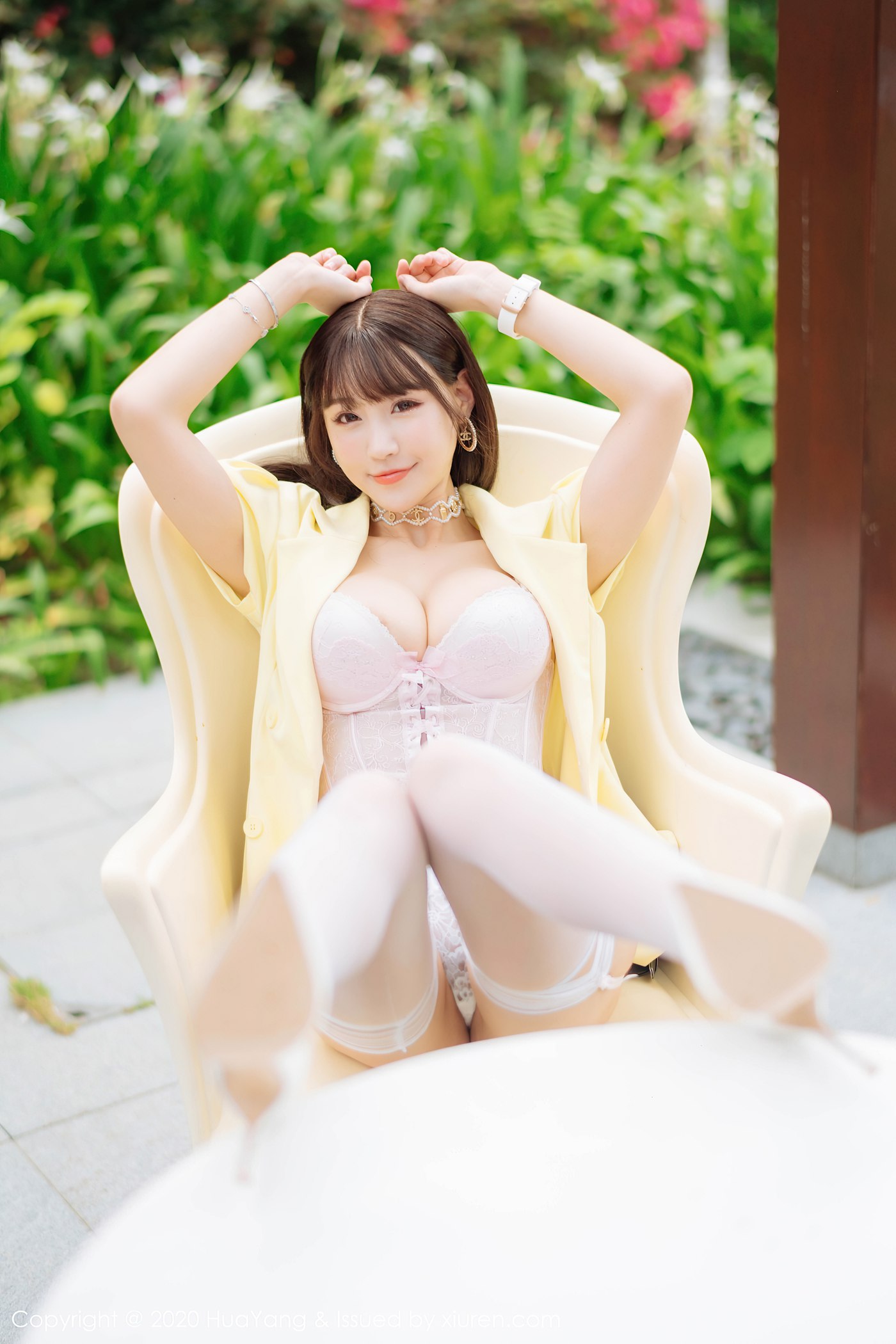 图片[46]-[HuaYang花漾show]HYG20200723VOL0261 2020.07.23 VOL.261 童颜巨乳 Flower朱可儿[53+1P] – 速更版-美库