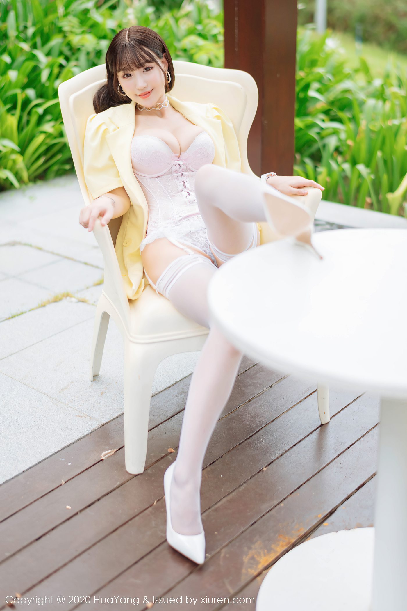 图片[50]-[HuaYang花漾show]HYG20200723VOL0261 2020.07.23 VOL.261 童颜巨乳 Flower朱可儿[53+1P] – 速更版-美库