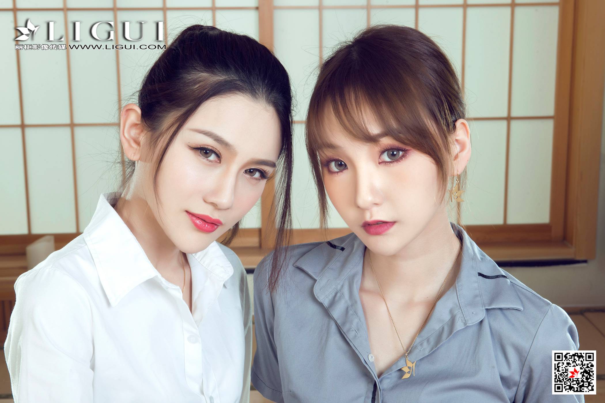 图片[87]-[Ligui丽柜]网络丽人 2021.04.11 Model《双生花-花漾蜜莲》蕊蕊&甜甜[98+1P] – 速更版-美库