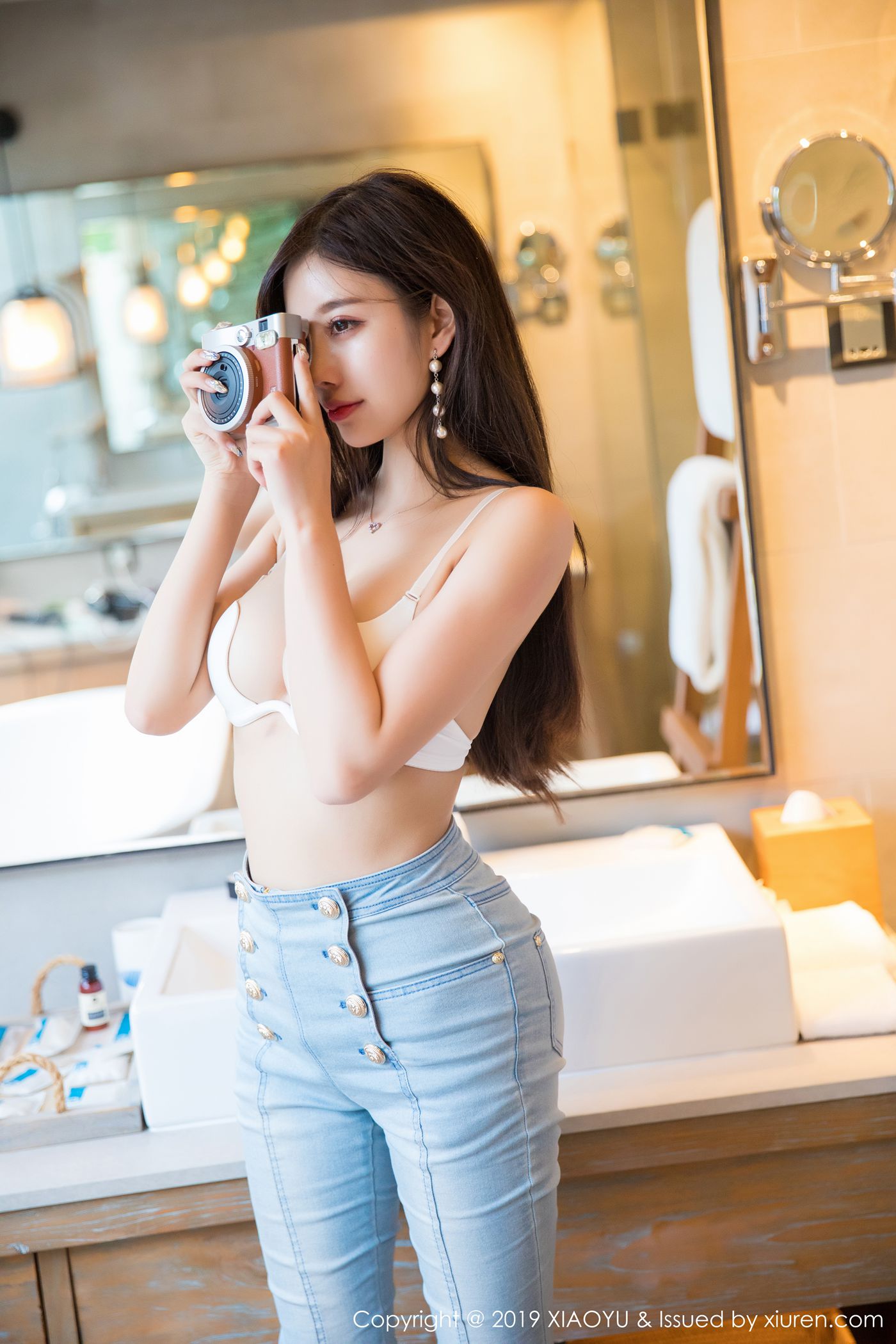 图片[38]-[XIAOYU语画界]YU20190606VOL0084 2019.06.06 VOL.084 牛仔裤独有的的飒爽与内衣 杨晨晨sugar[52+1P] – 速更版-美库