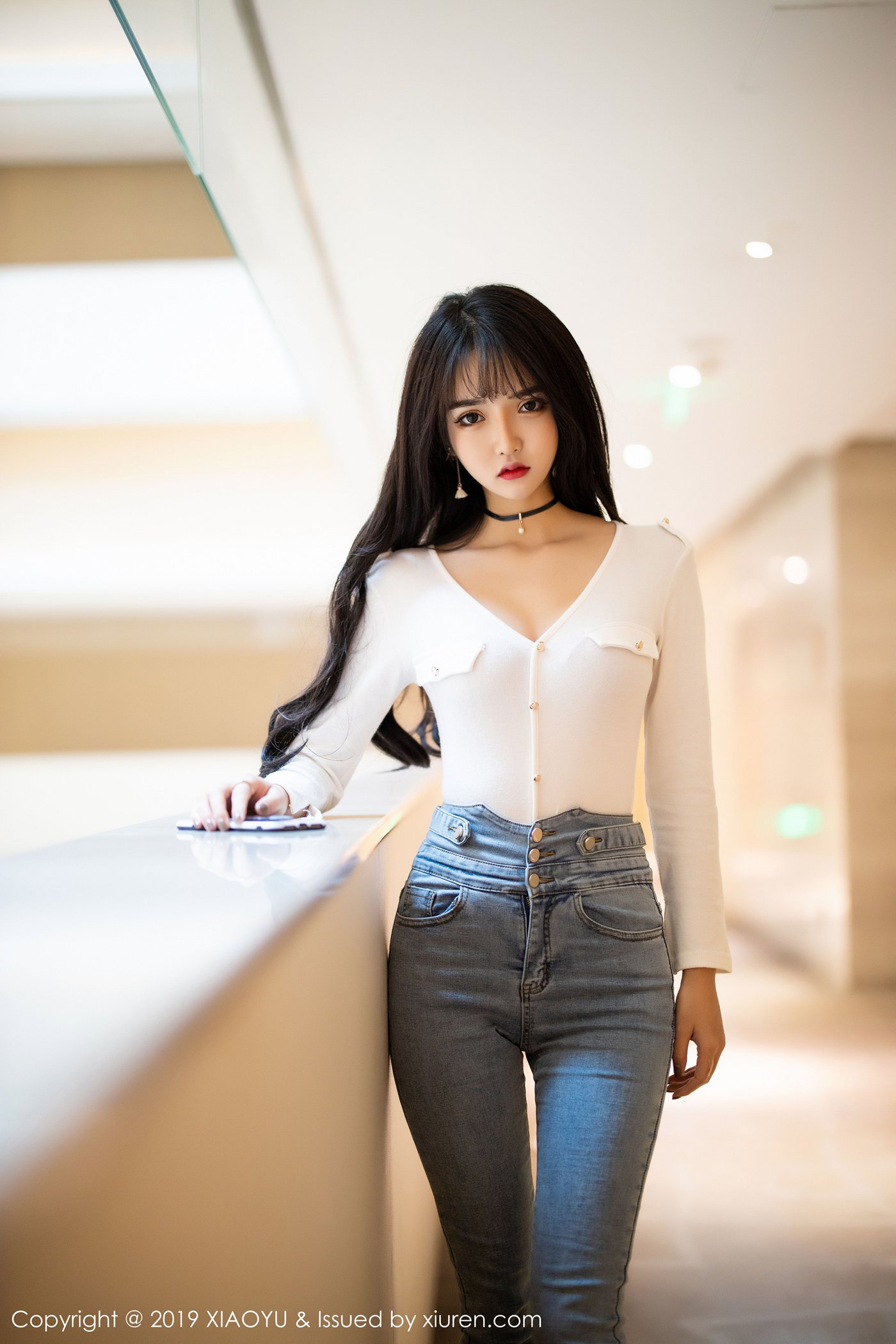 图片[87]-[XIAOYU语画界]YU20191211VOL0212 2019.12.11 VOL.212 性感牛仔裤与现代衬衫丝袜 Miko酱吖[108+1P] – 速更版-美库