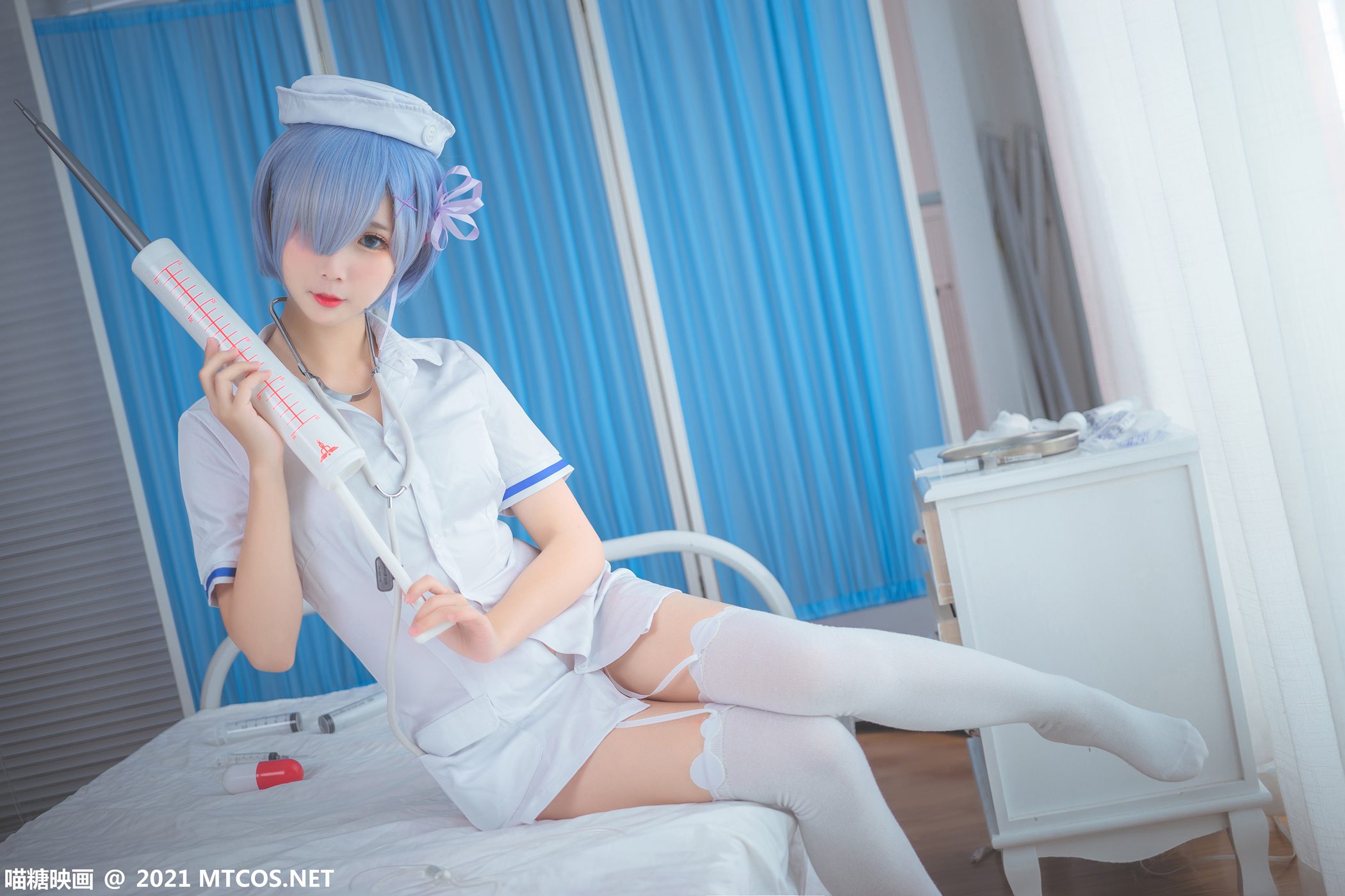 图片[11]-[喵糖映画]VOL.387 雷姆护士[20P] – 速更版-美库