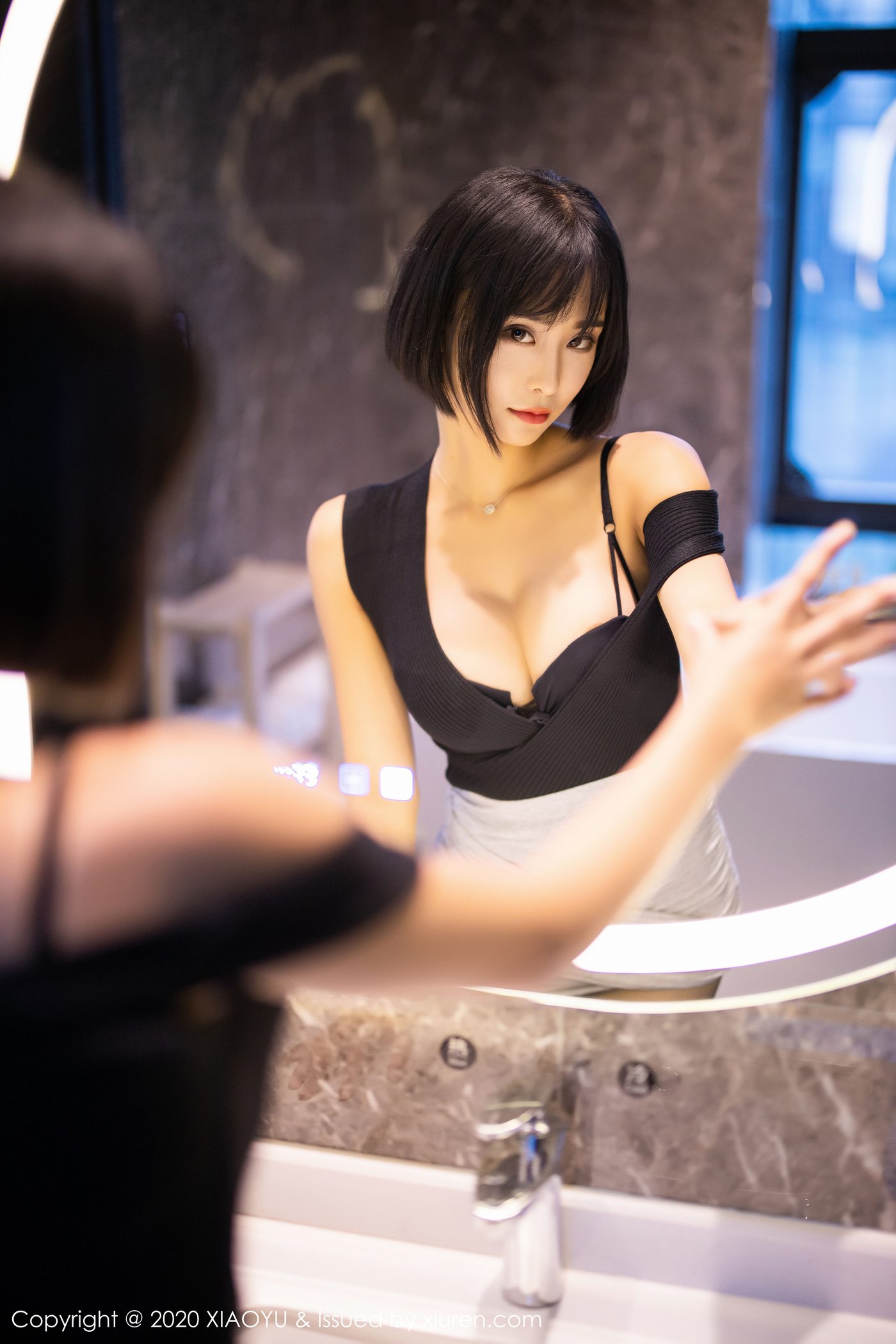 图片[84]-[XIAOYU语画界]YU20200305VOL0261 2020.03.05 VOL.261 红与黑诱人内衣 蓝夏Akasha[98+1P] – 速更版-美库